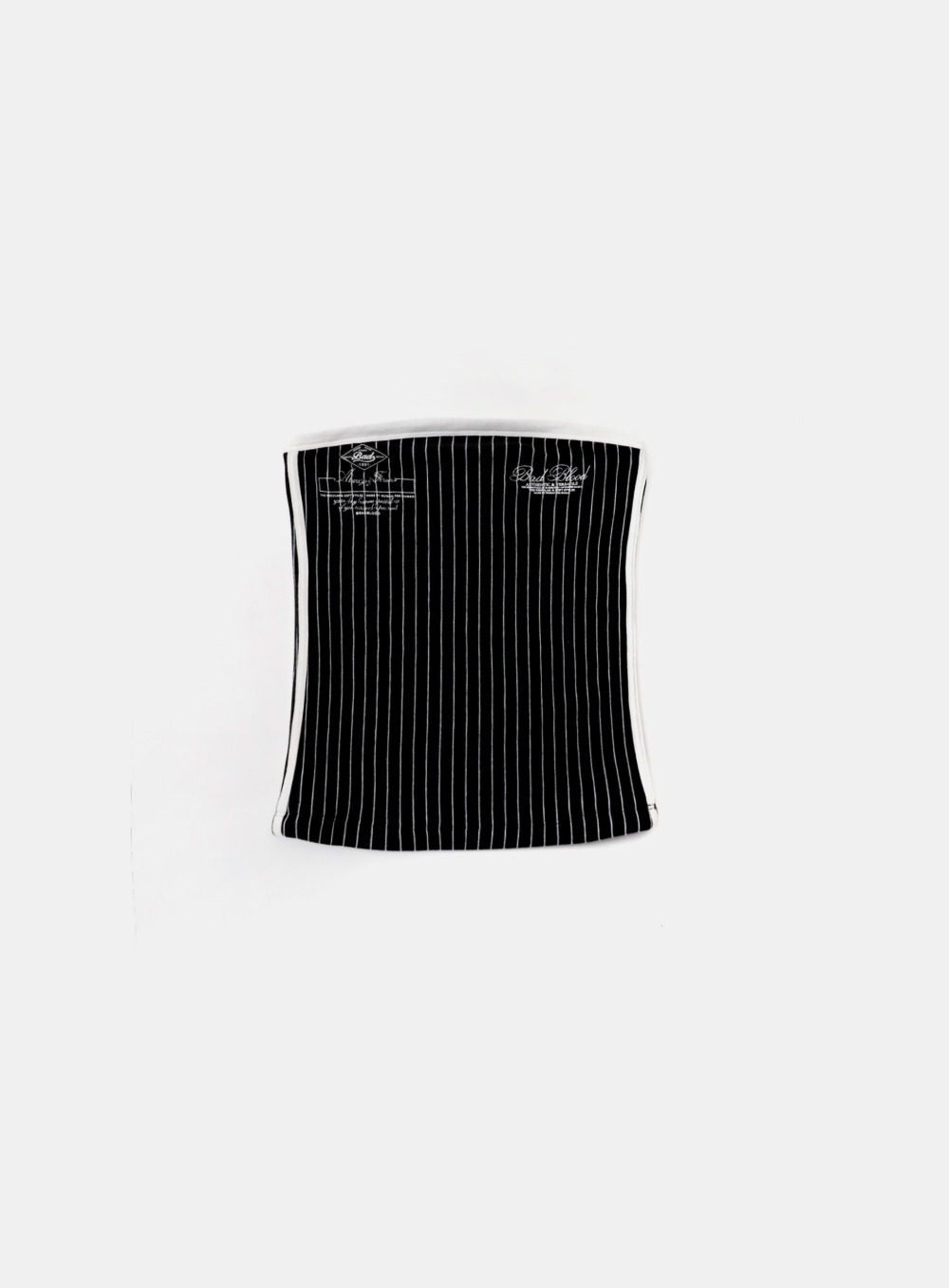 bad blood - Classic Logo Stripe Tube Top (Black)