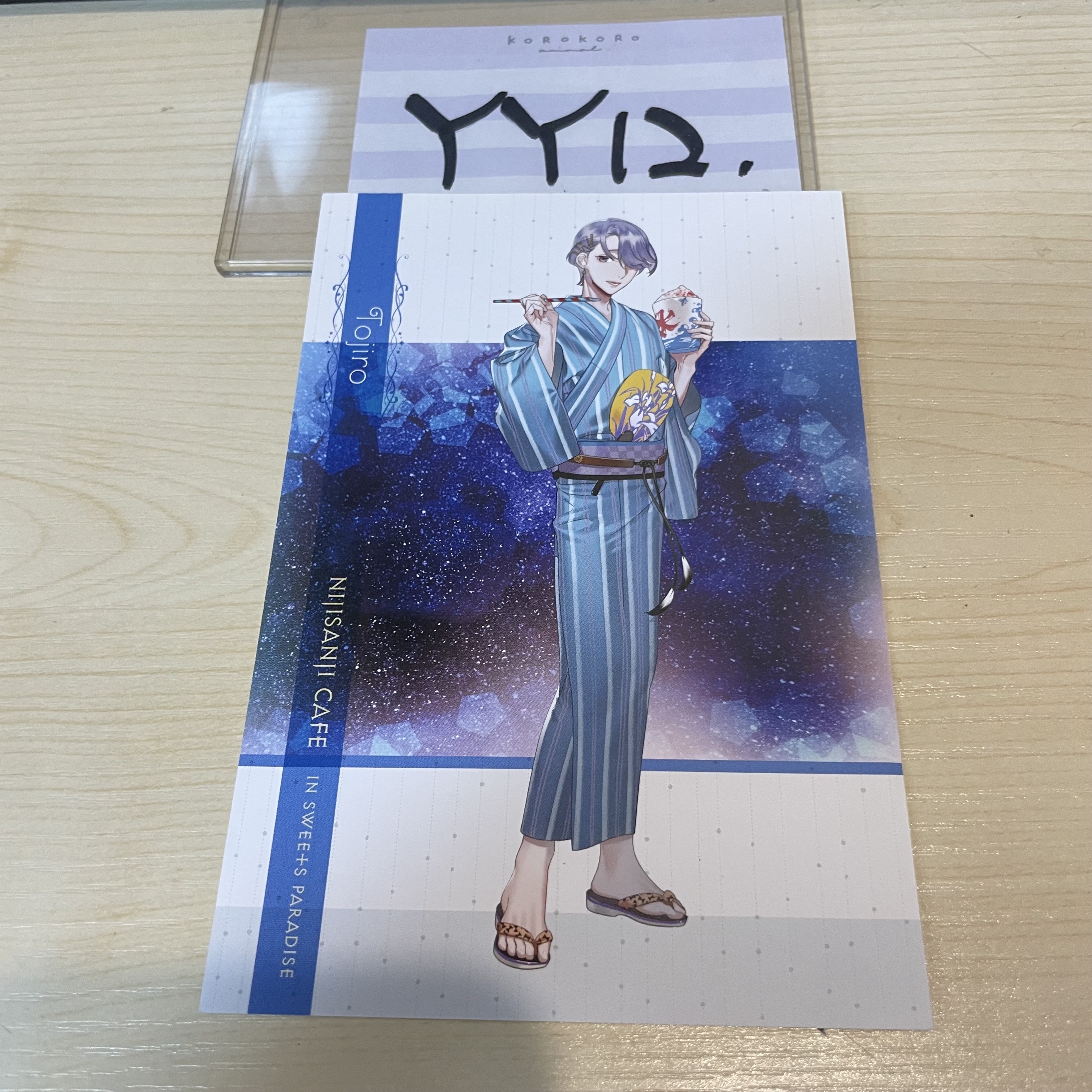 彩虹社 弦月 明信片                    #YY12