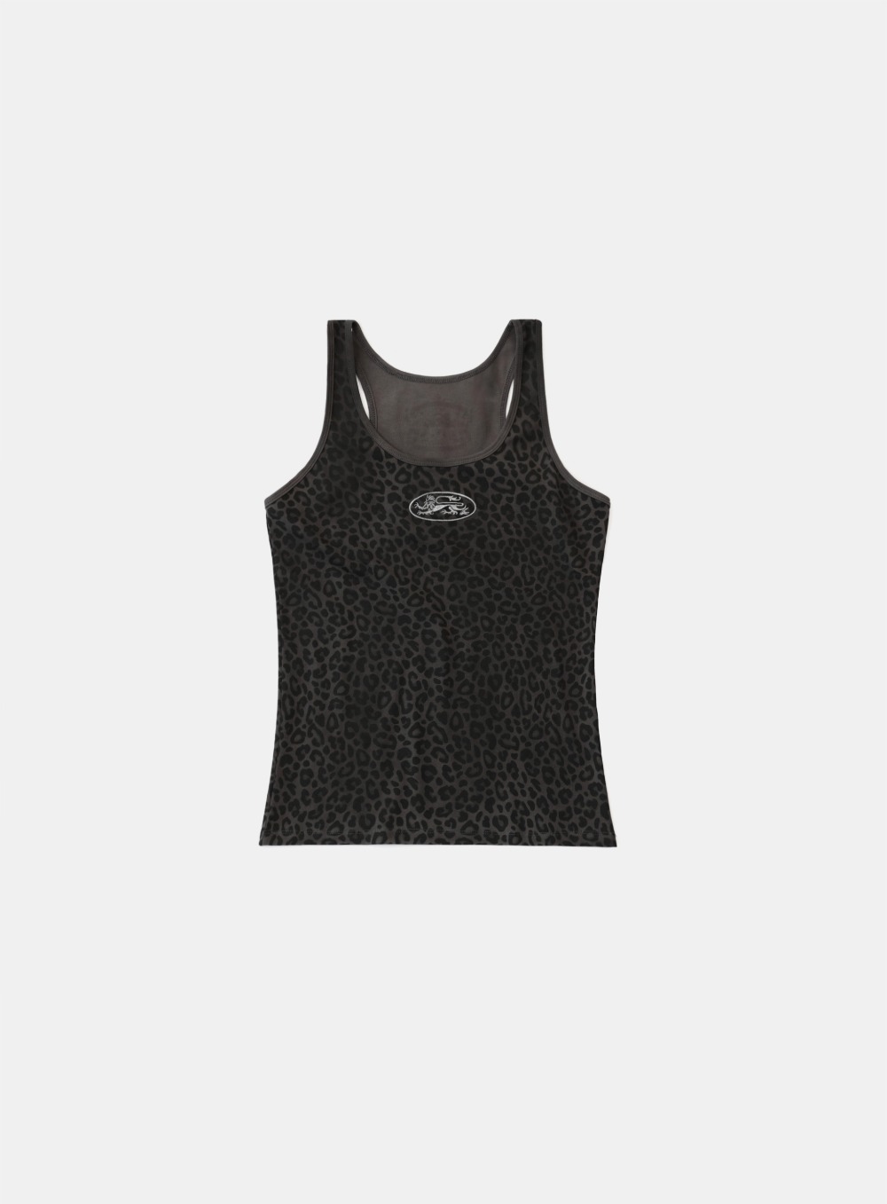 bad blood - Mystic Tank Slim Fit (Black Leopard)