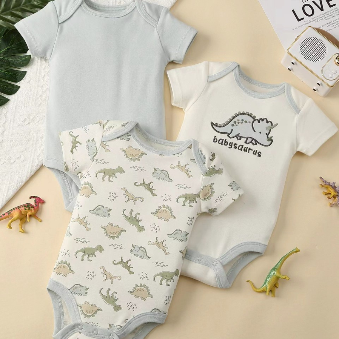 25夏 包屁三件式-棉質男孩款