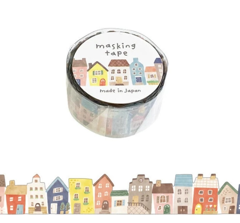 日本MIND WAVE．型拔和紙膠帶 房子 95445