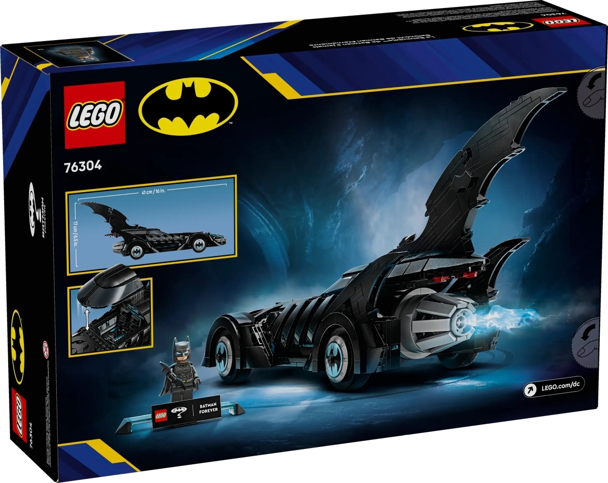 （25年8月派貨）LEGO DC Batman 76304 Batman Forever Batmobile Set《蝙蝠俠 3™》蝙蝠車™