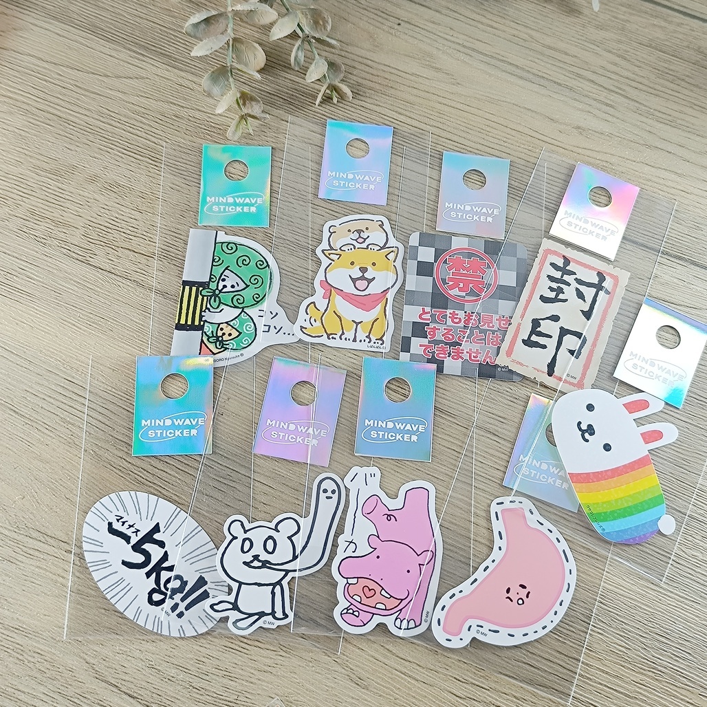 日本MIND WAVE．MW 大張貼紙 共九款