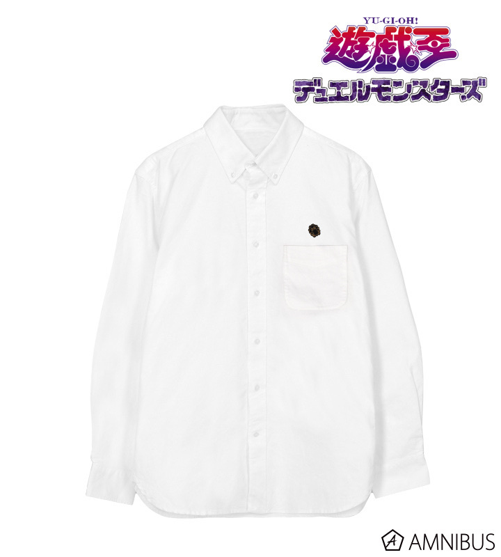 AB78240 Pbandai 預訂 2025/10月 遊☆戯☆王デュエルモンスターズ オックスフォードワンポイント刺繍シャツ ユニセックス