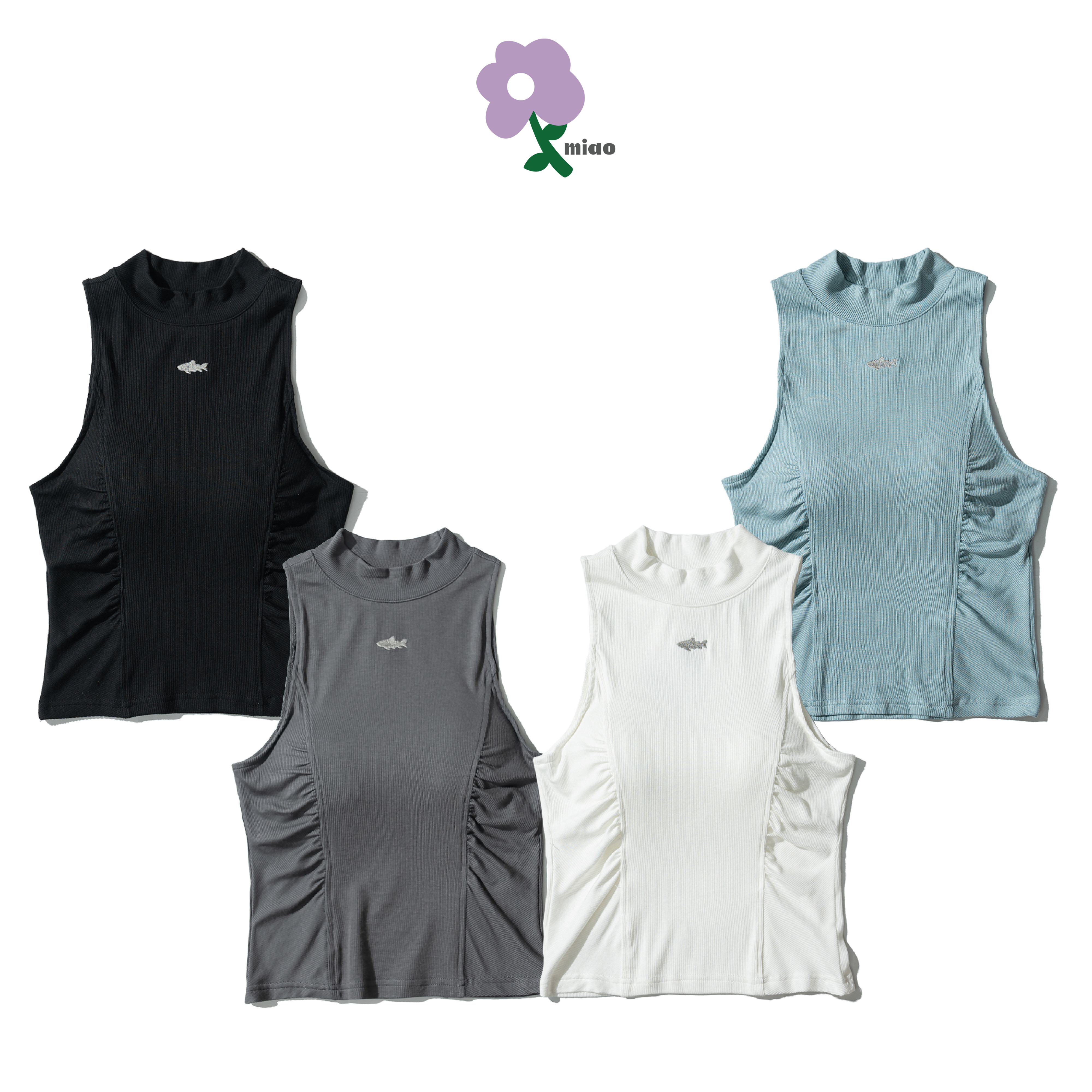 AGILITY MIAO Shadow Off-Shoulder Vest 女裝 魚影 削肩背心 [M-V3S]