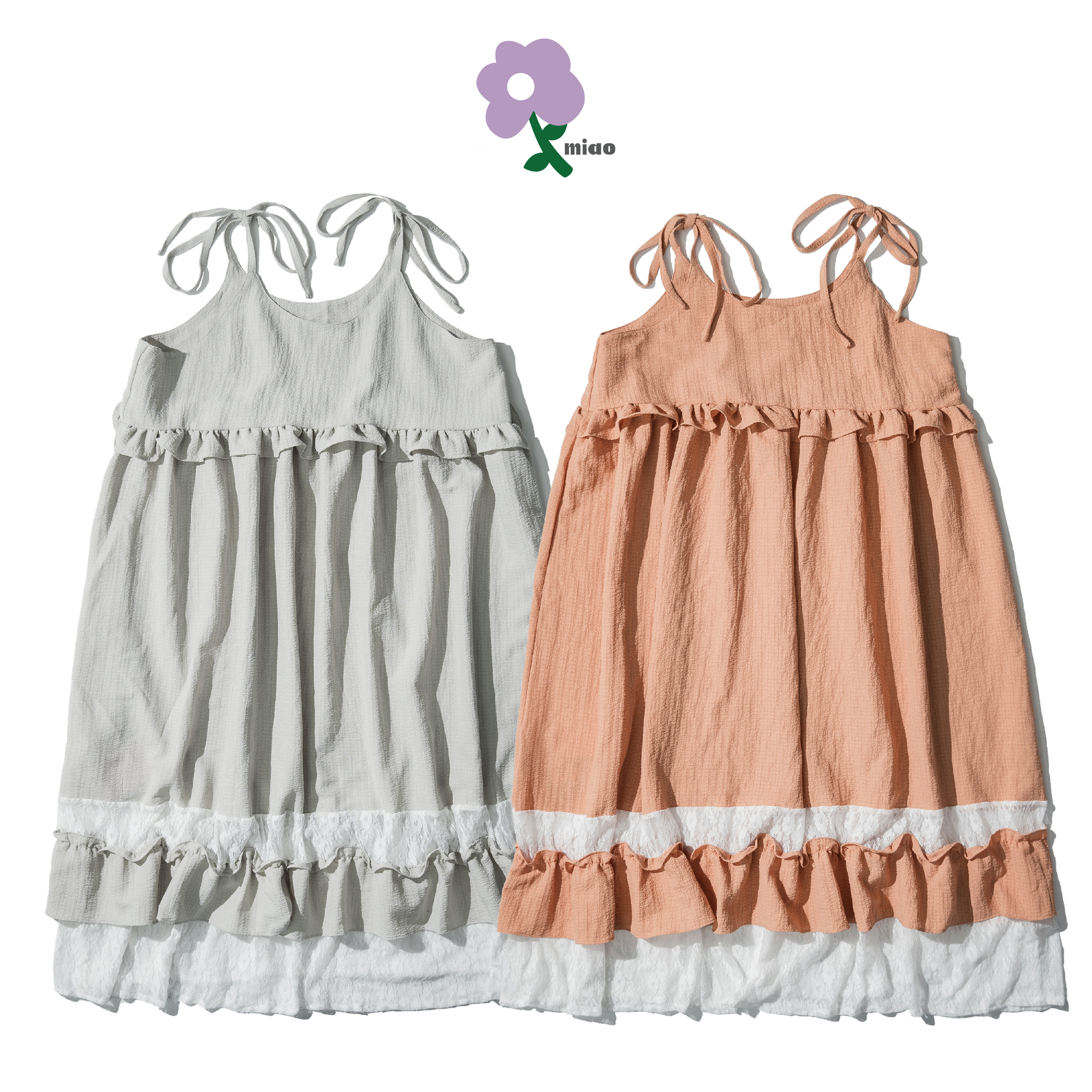 AGILITY MIAO Seersucker Straps Dress 女裝 泡泡紗 連身裙 [M-SK1]