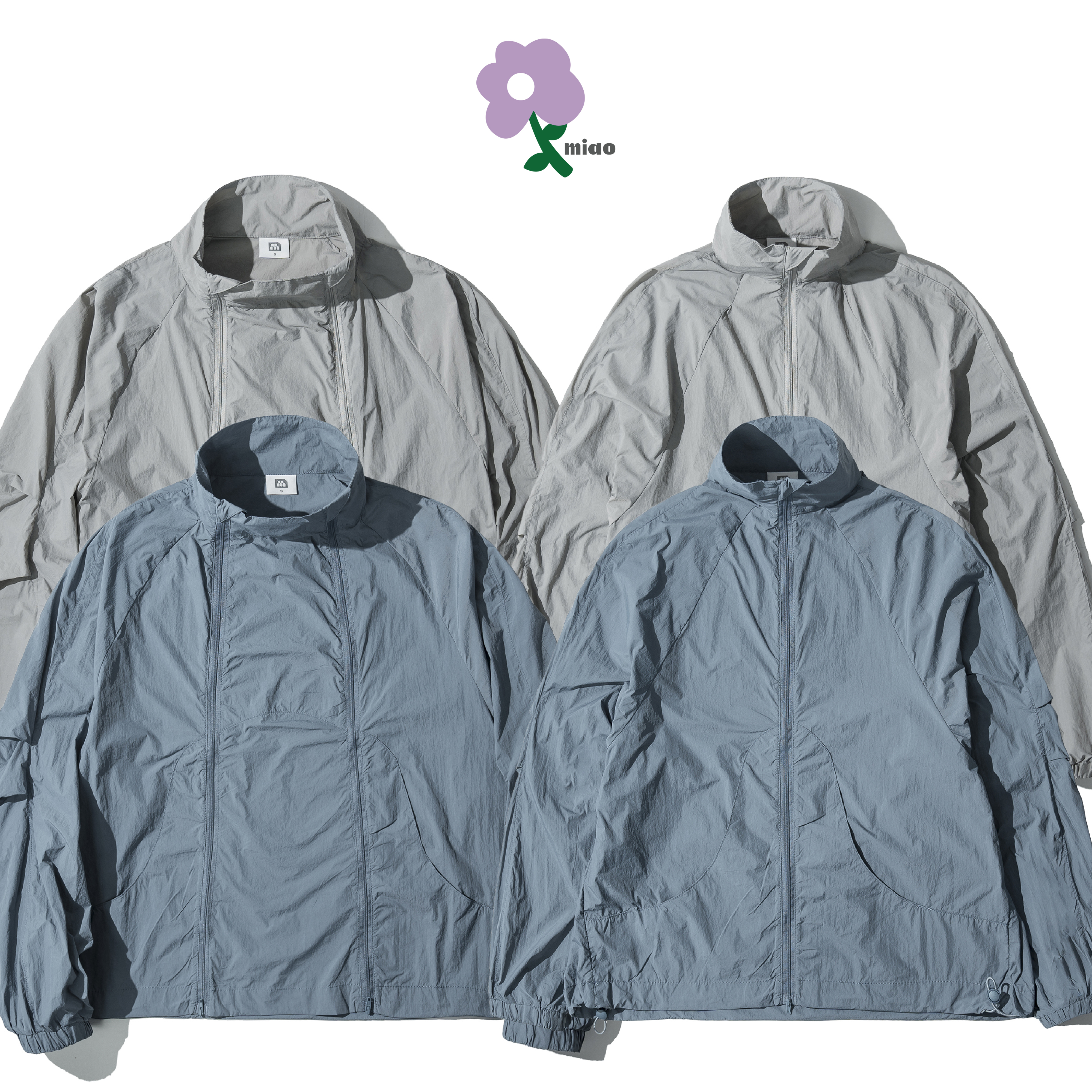 AGILITY MIAO Double Zip Light Jacket 女裝 輕薄 雙拉鍊 外套 [I-05]