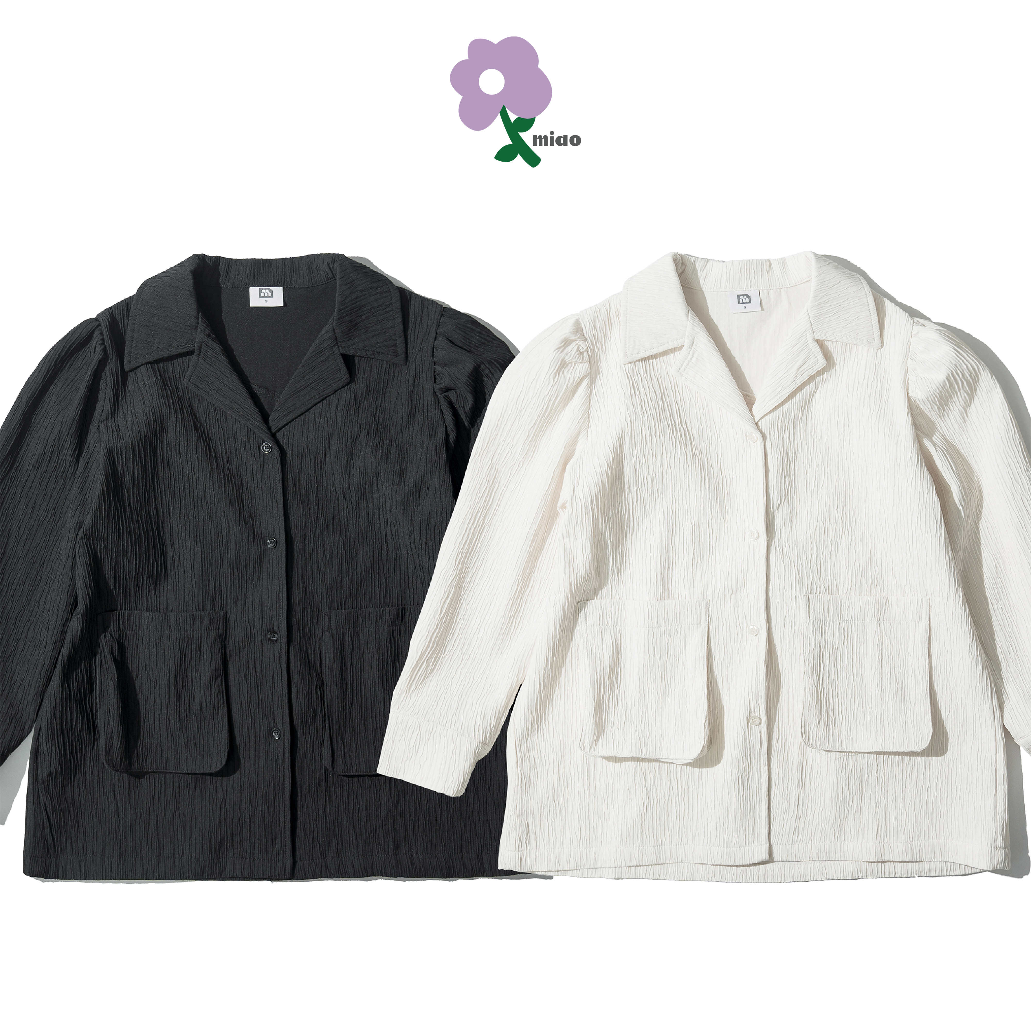AGILITY MIAO Texture Pocket Shirts 女裝 大口袋 紋理襯衫 [V04]