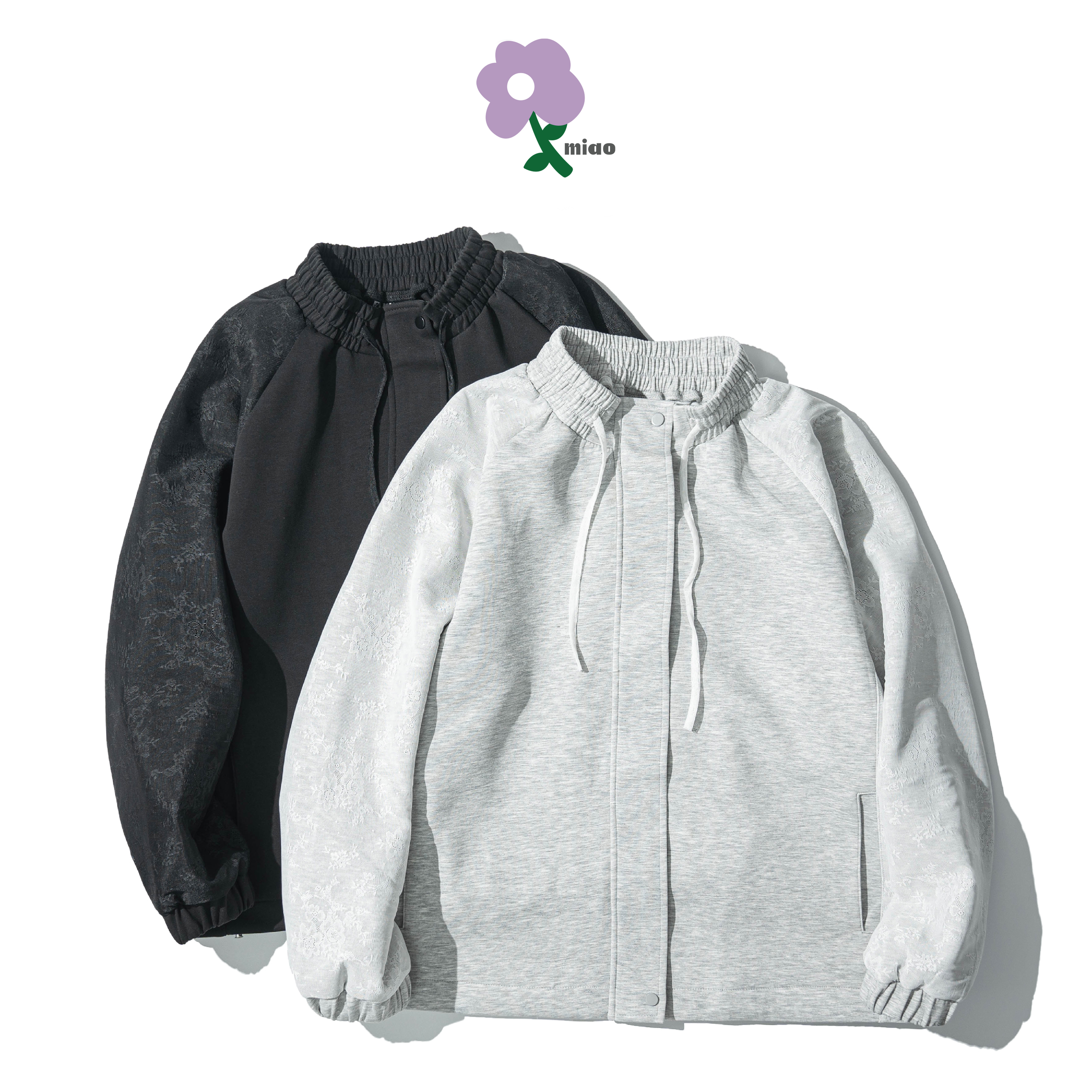 AGILITY MIAO Guipure Lace Military Jacket 女裝 蕾絲 短版 立領外套 [M-HJ8]