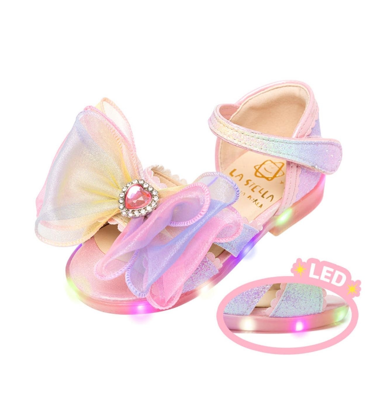 La Stella Barbie LED Sandals Princess Sandals