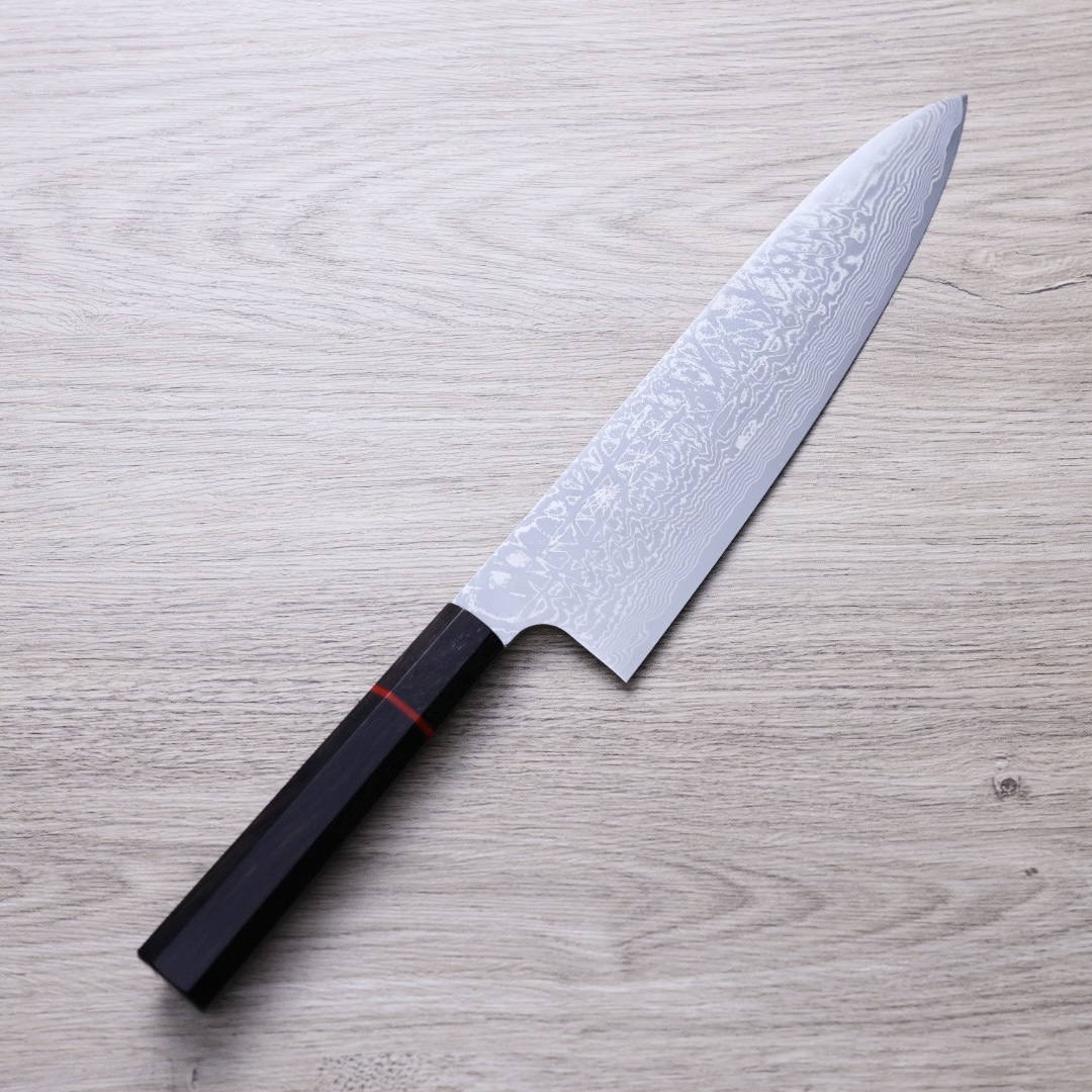 加茂詞朗 牛刀 240mm SG2粉末鋼 大馬士革