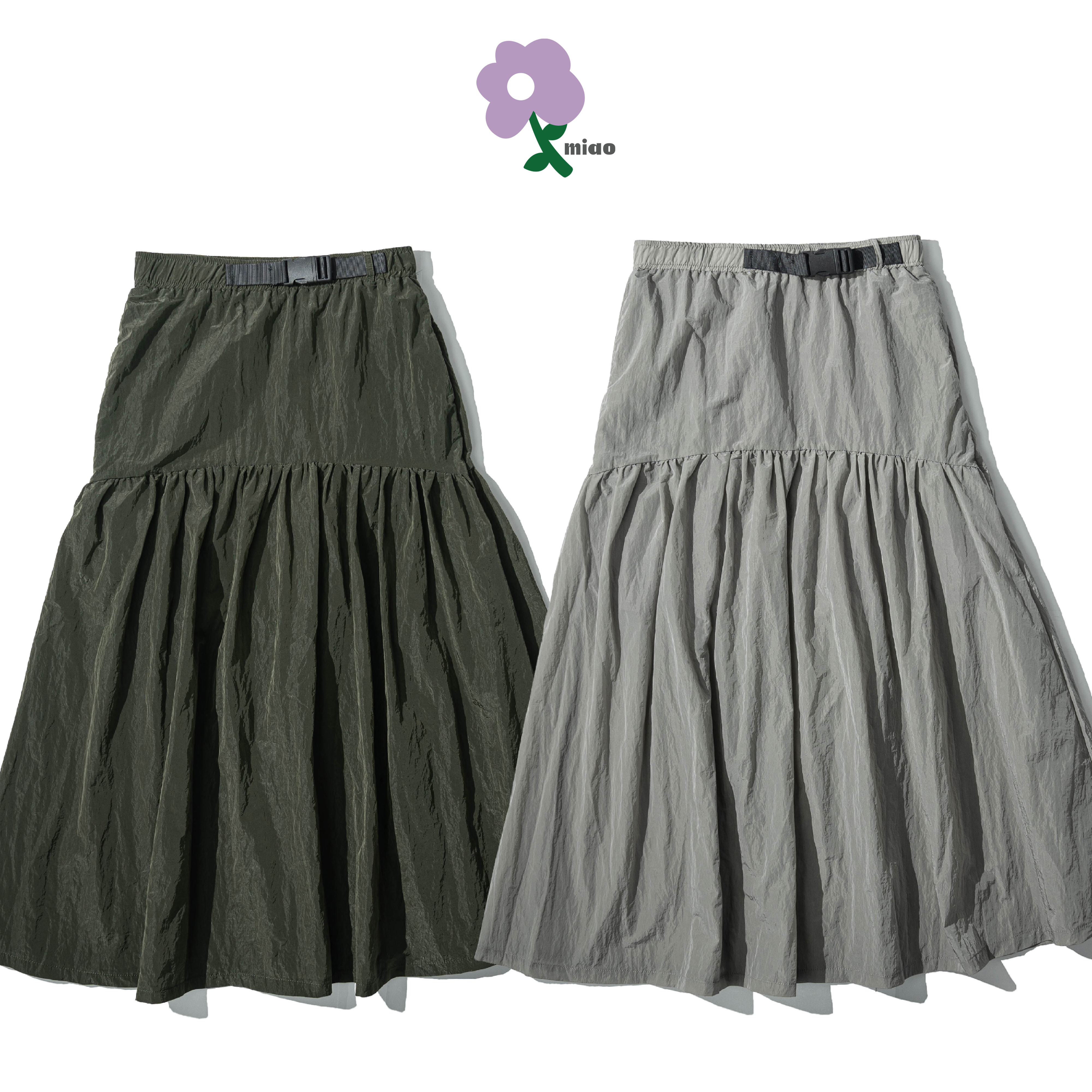 AGILITY MIAO High Waist Tiered Skirt 女裝 高腰 分層長裙 [M-SK3]