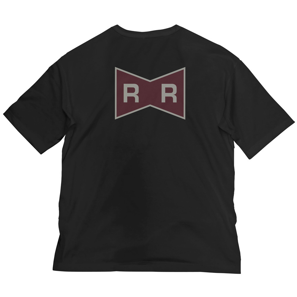 Cospa 0512 レッドリボン軍 ビッグシルエットTシャツ [ドラゴンボール] BLACK