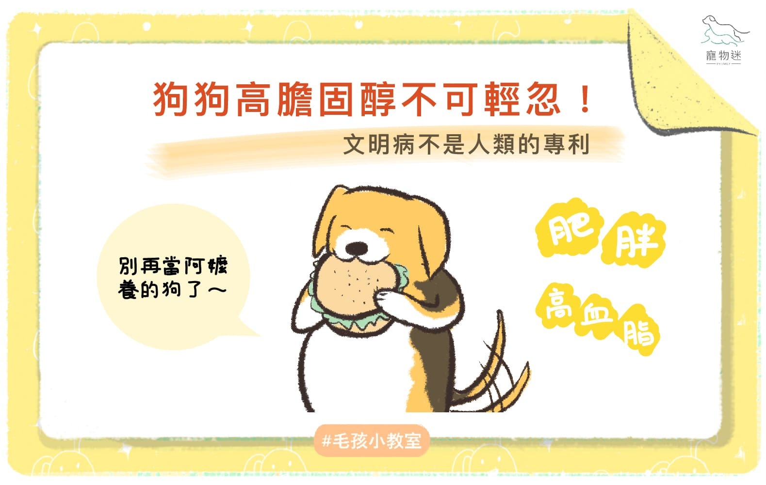 狗狗高膽固醇