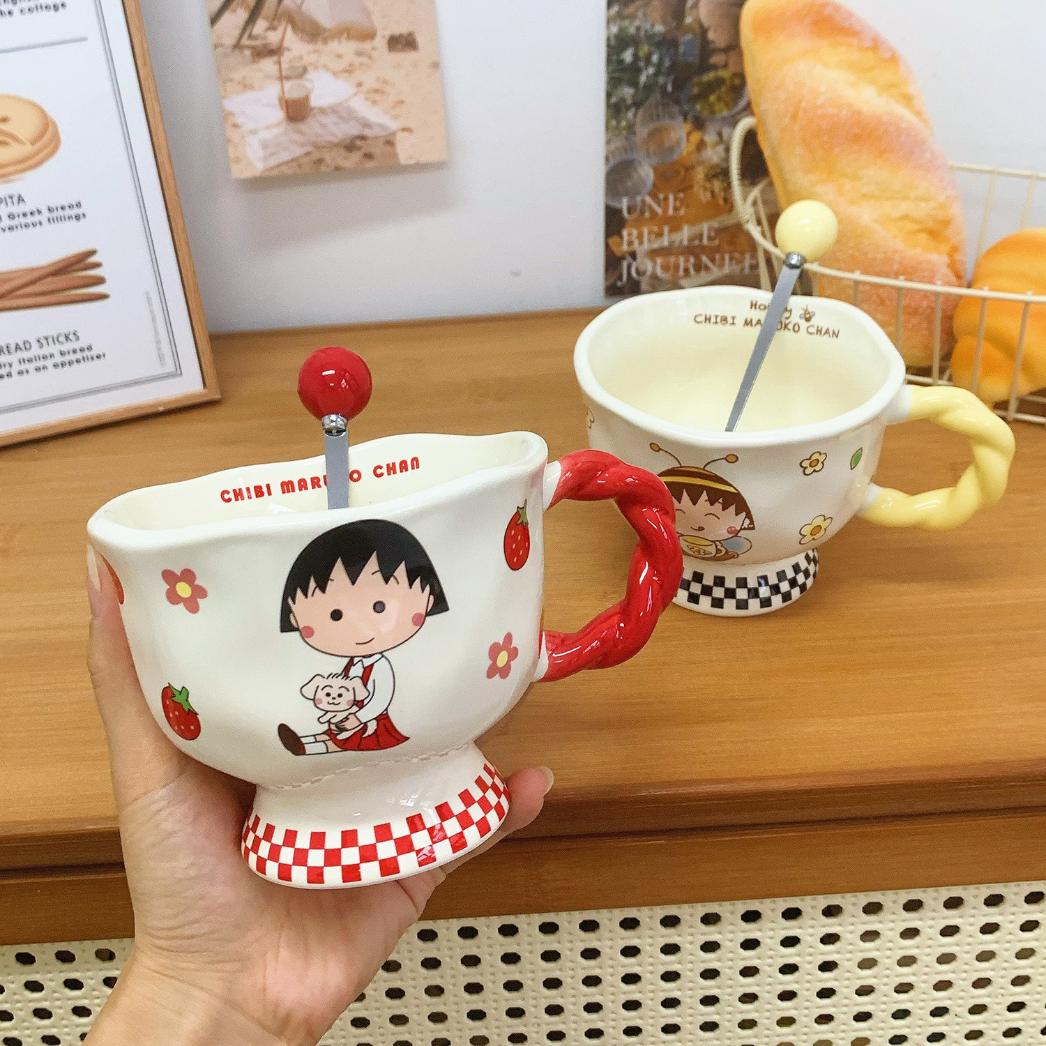 Cherry Chan Mug with Spoon