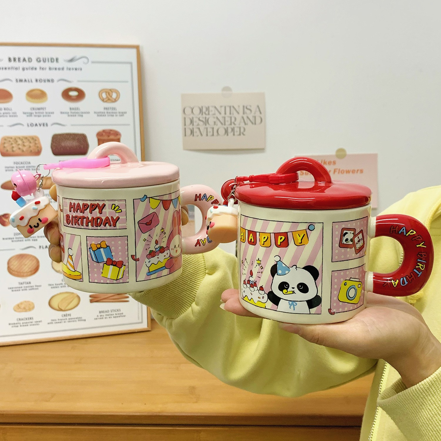 Birthday Celebration Mug with Lid