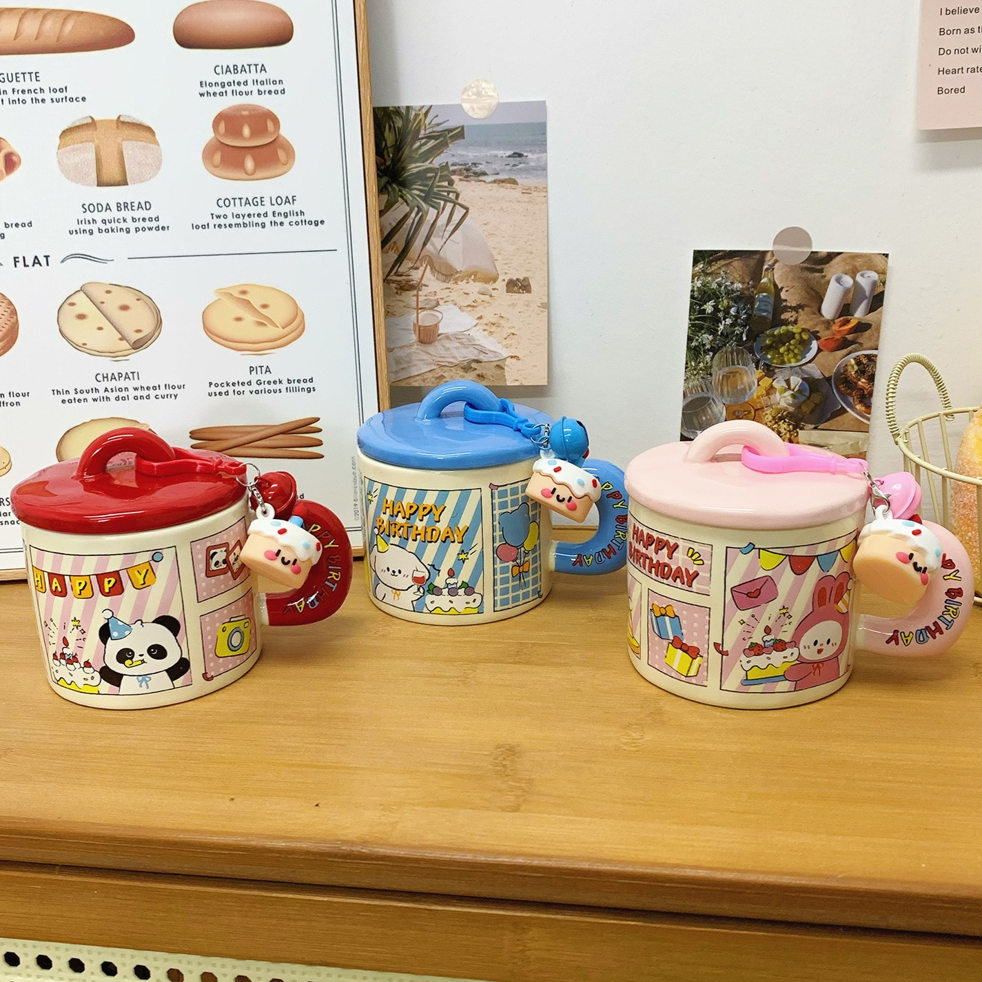 Birthday Celebration Mug with Lid