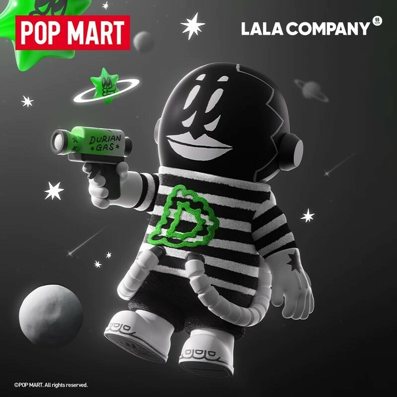 泡泡瑪特 MEGA SPACE MOLLY 400% LALA COMPANY 榴蓮人