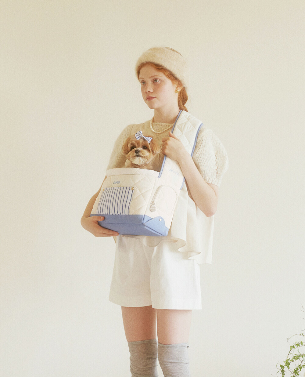 Seoru 花漾 Veru 外出包 (藍色)