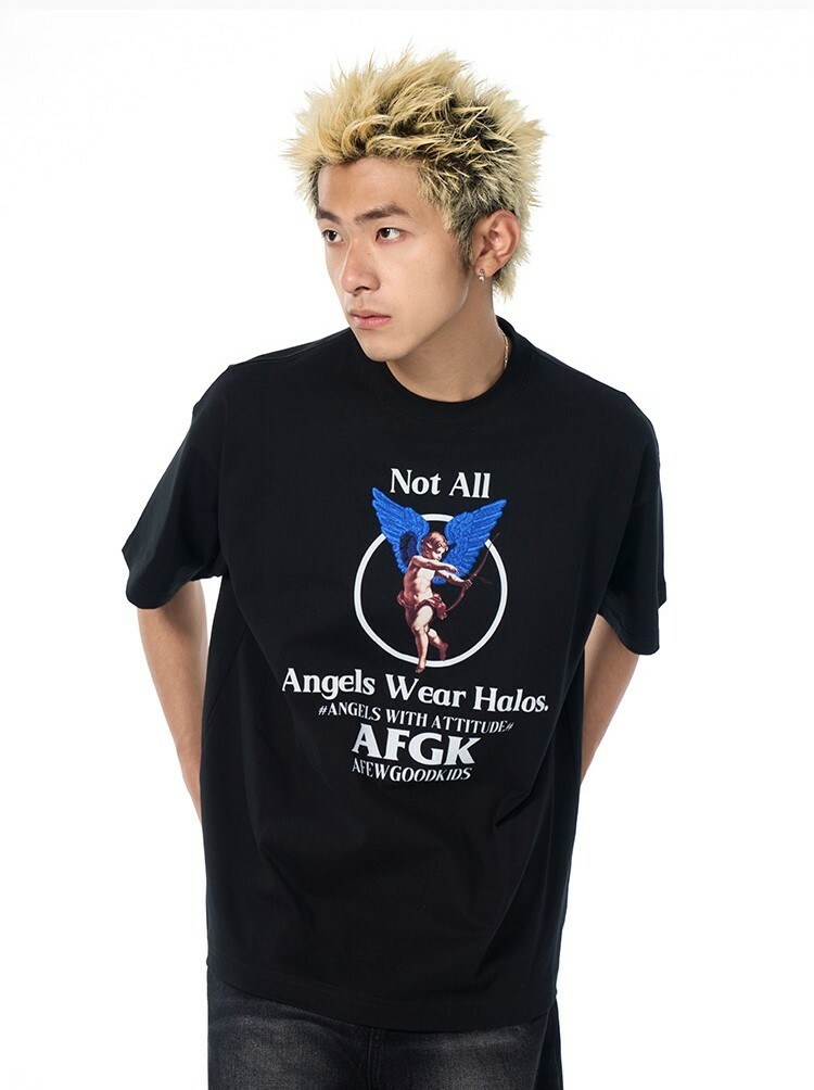 AFGK 天使射箭 刺繡 短T A FEW GOOD KIDS