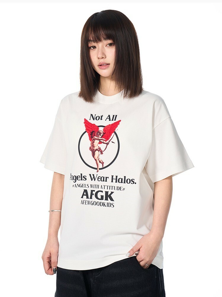 AFGK 天使射箭 刺繡 短T A FEW GOOD KIDS