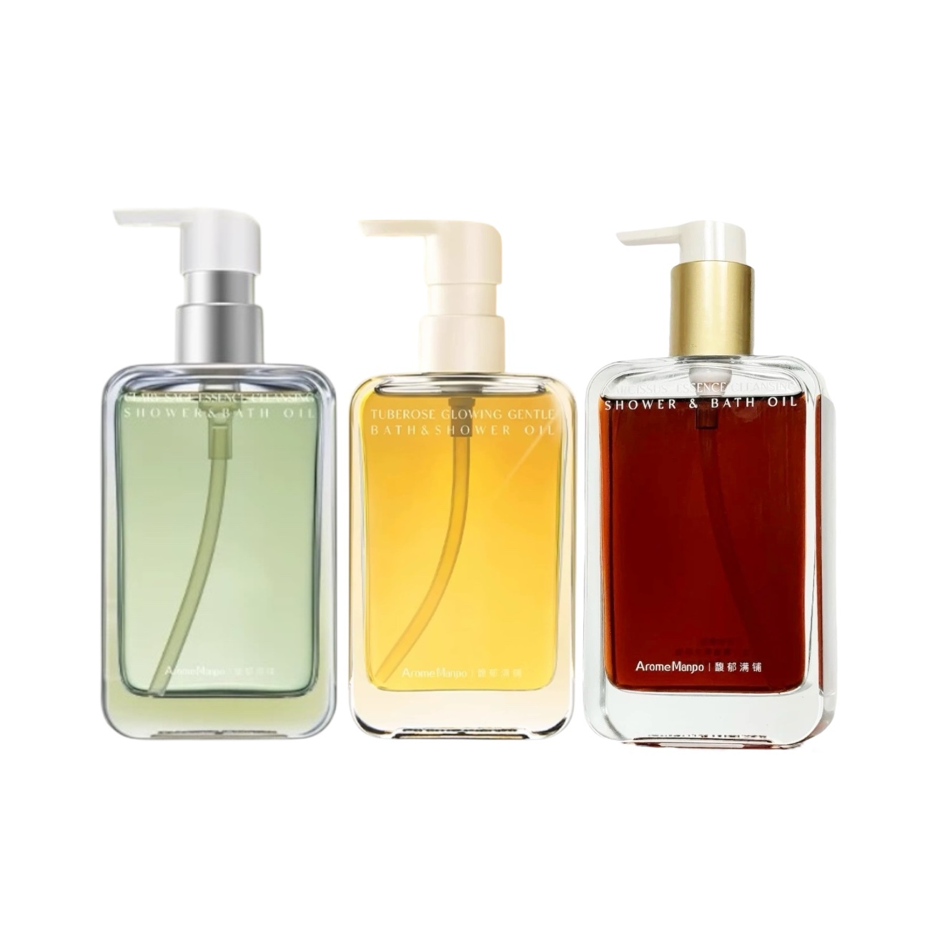 馥郁滿舖AromeManpo 植萃柔膚清潔沐浴油
