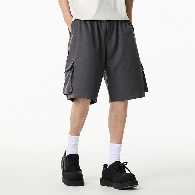 5M27 率性工裝口袋西裝短褲 兩色