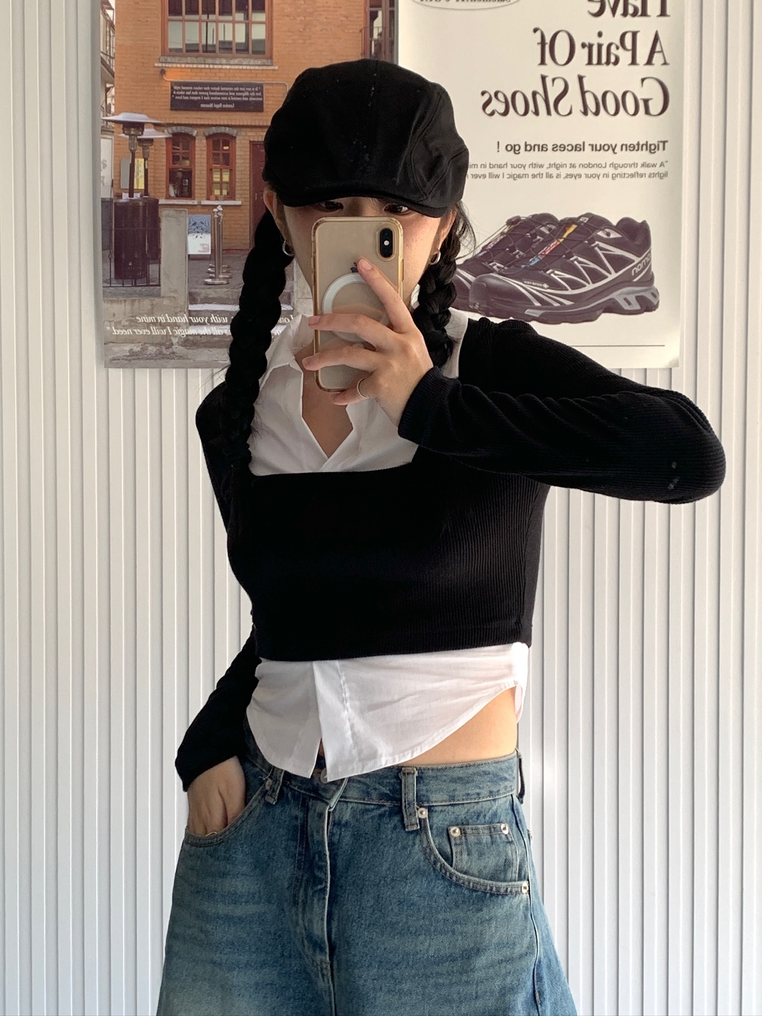 正韓 巴黎鐵塔浪漫畫家帽（4colors）