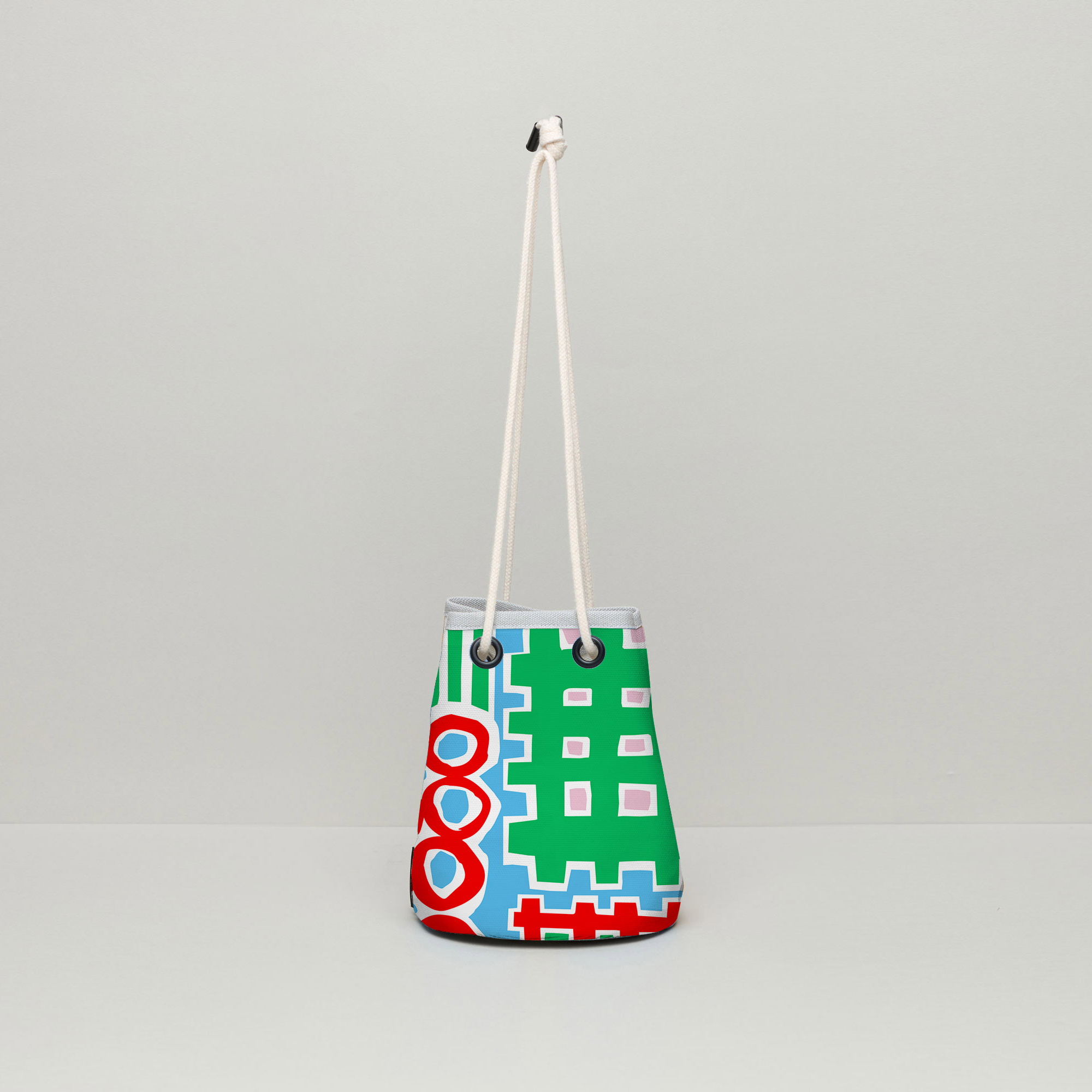 遛狗束口包 / 都更藍綠