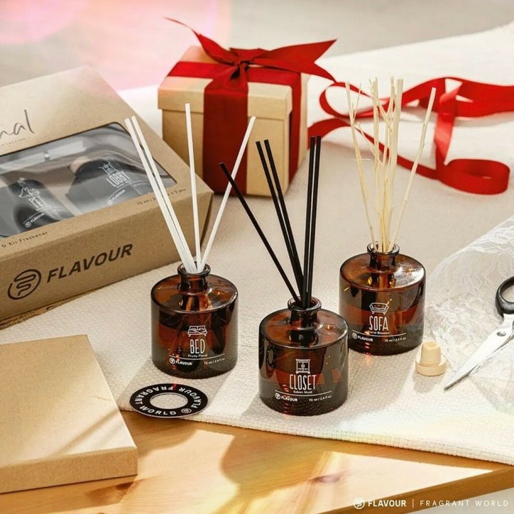 FLAVOUR 香氛 擴香 禮盒 70mlx3