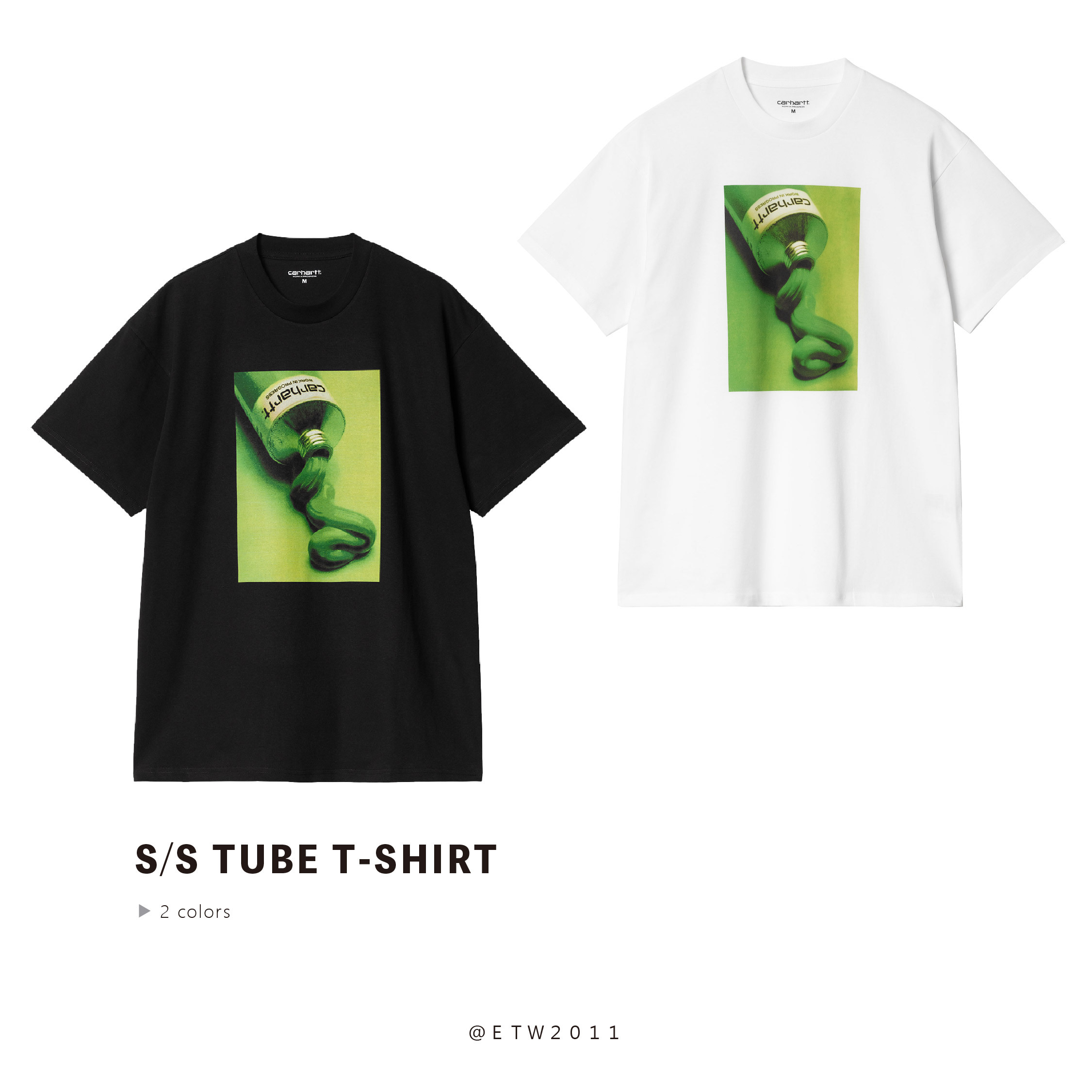 ☆ETW☆【EASY TO WEAR】CARHARTT WIP S/S Tube T-Shirt  顏料 卡哈 短T T恤