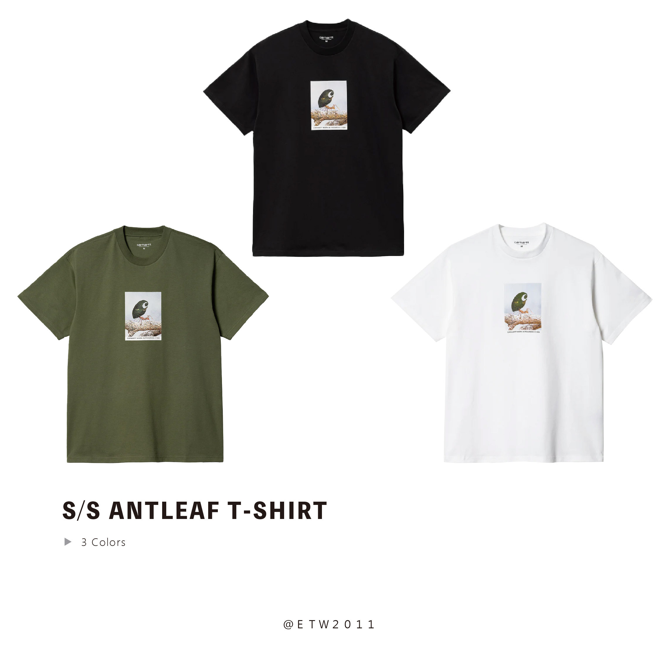 ☆ETW☆【EASY TO WEAR】CARHARTT WIP S/S Antleaf T-Shirt 螞蟻 樹葉 短T 歐版