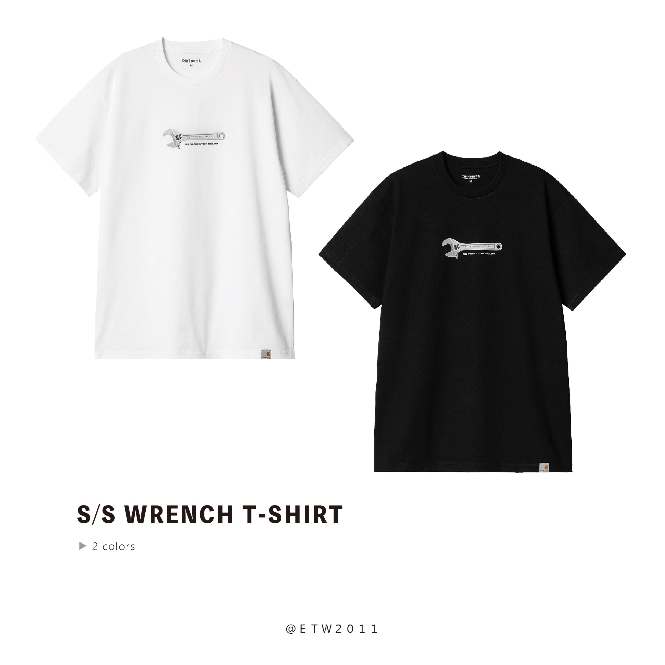 ☆ETW☆【EASY TO WEAR】CARHARTT WIP S/S Wrench T-shirt 板手 工具 卡哈 短T