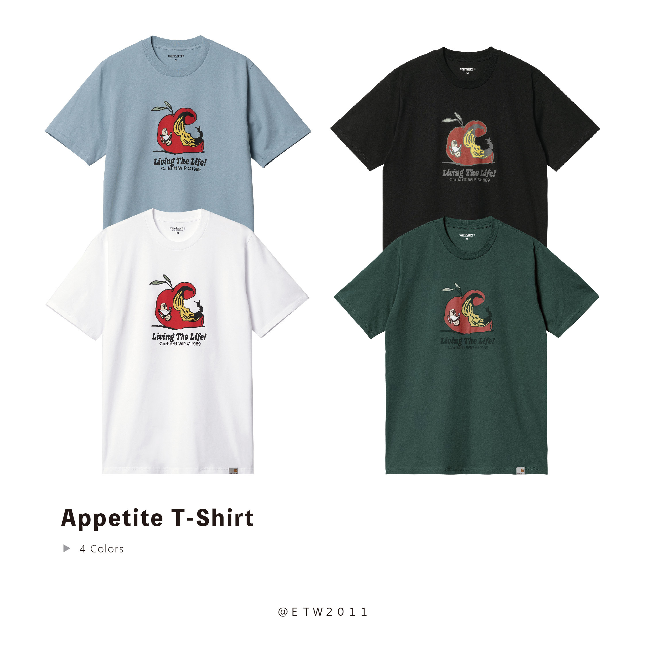 ☆ETW☆【一中店】 歐版CARHARTT WIP S/S Appetite T-Shirt 蘋果短T