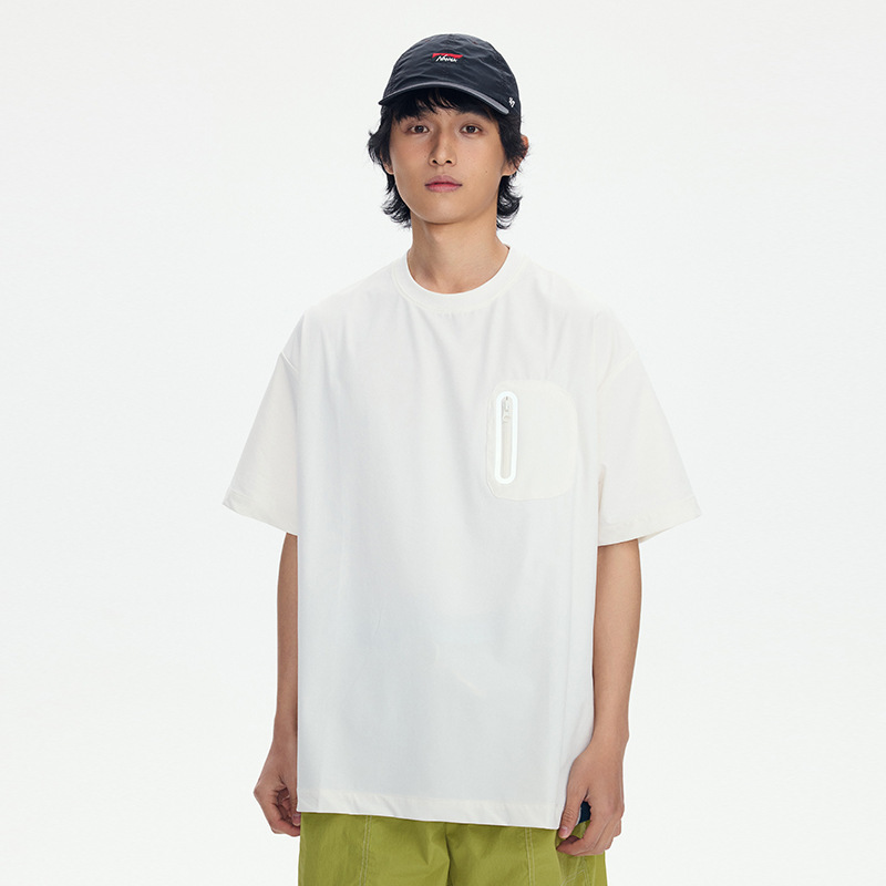 5M07 撞色拼接口袋機能感上衣 三色