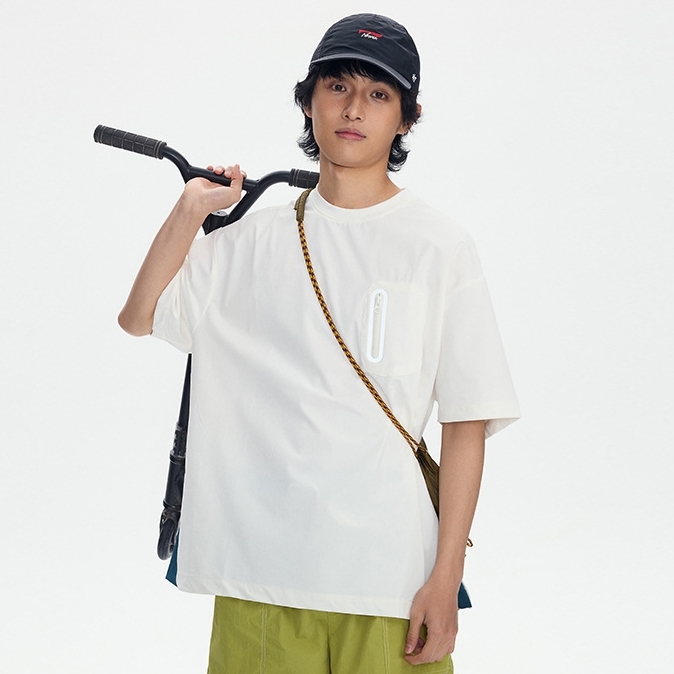 5M07 撞色拼接口袋機能感上衣 三色