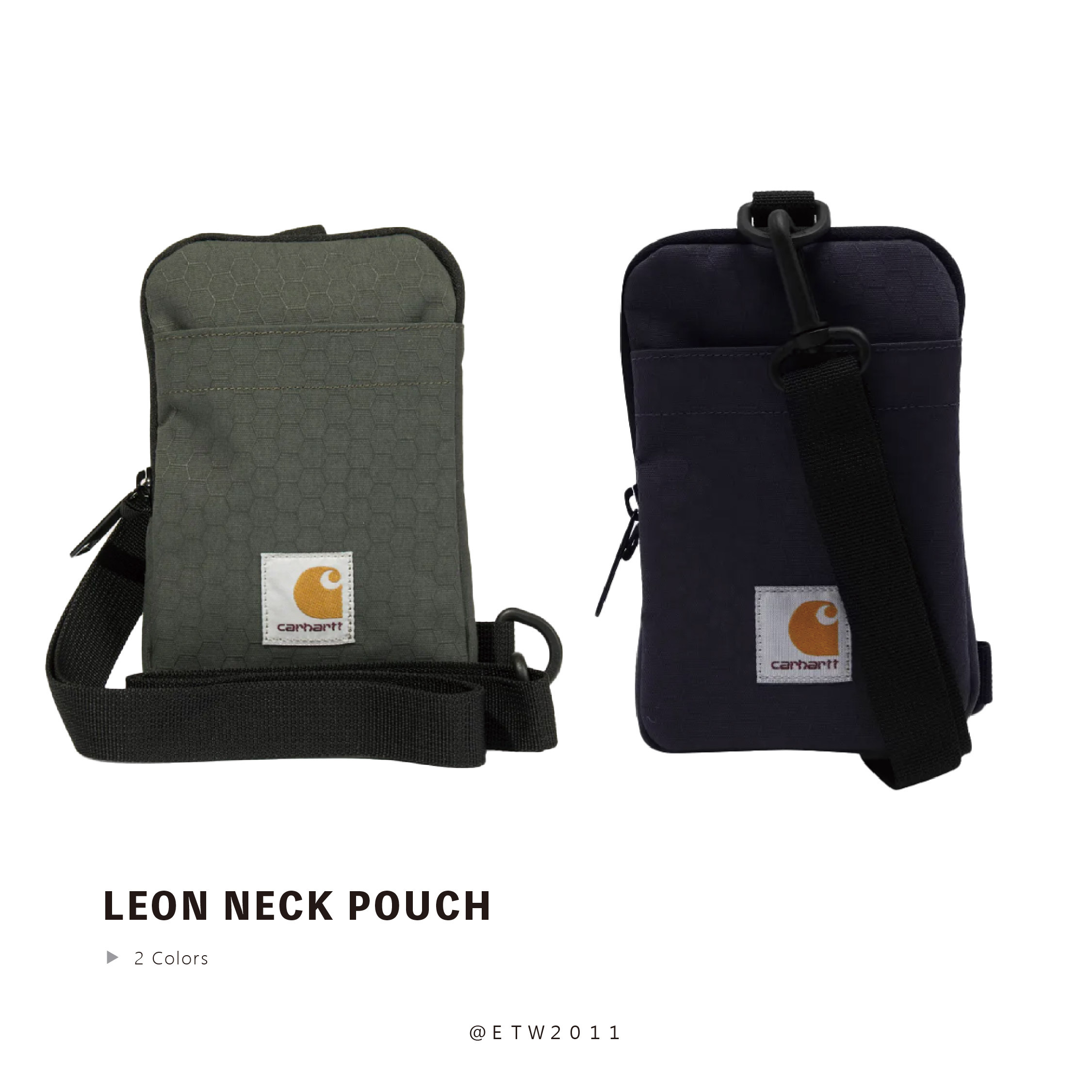 ☆ETW☆【EASY TO WEAR】CARHARTT WIP LEON NECK POUCH 歐版 小肩包 側背包 小包 現貨