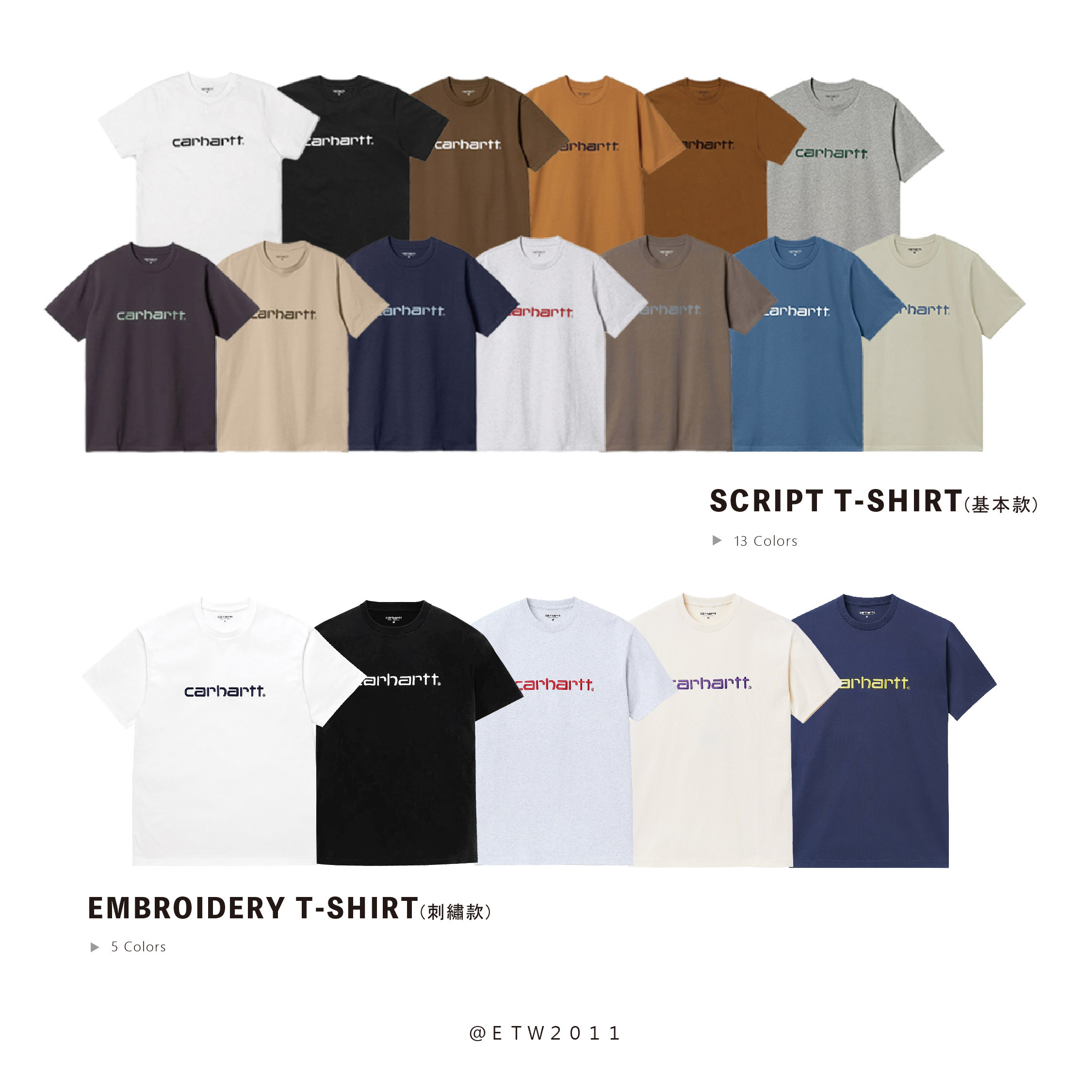 ☆ETW☆【EASY TO WEAR】歐版 CARHARTT WIP Script T-Shirt 歐版 短T TEE 基本款  現貨