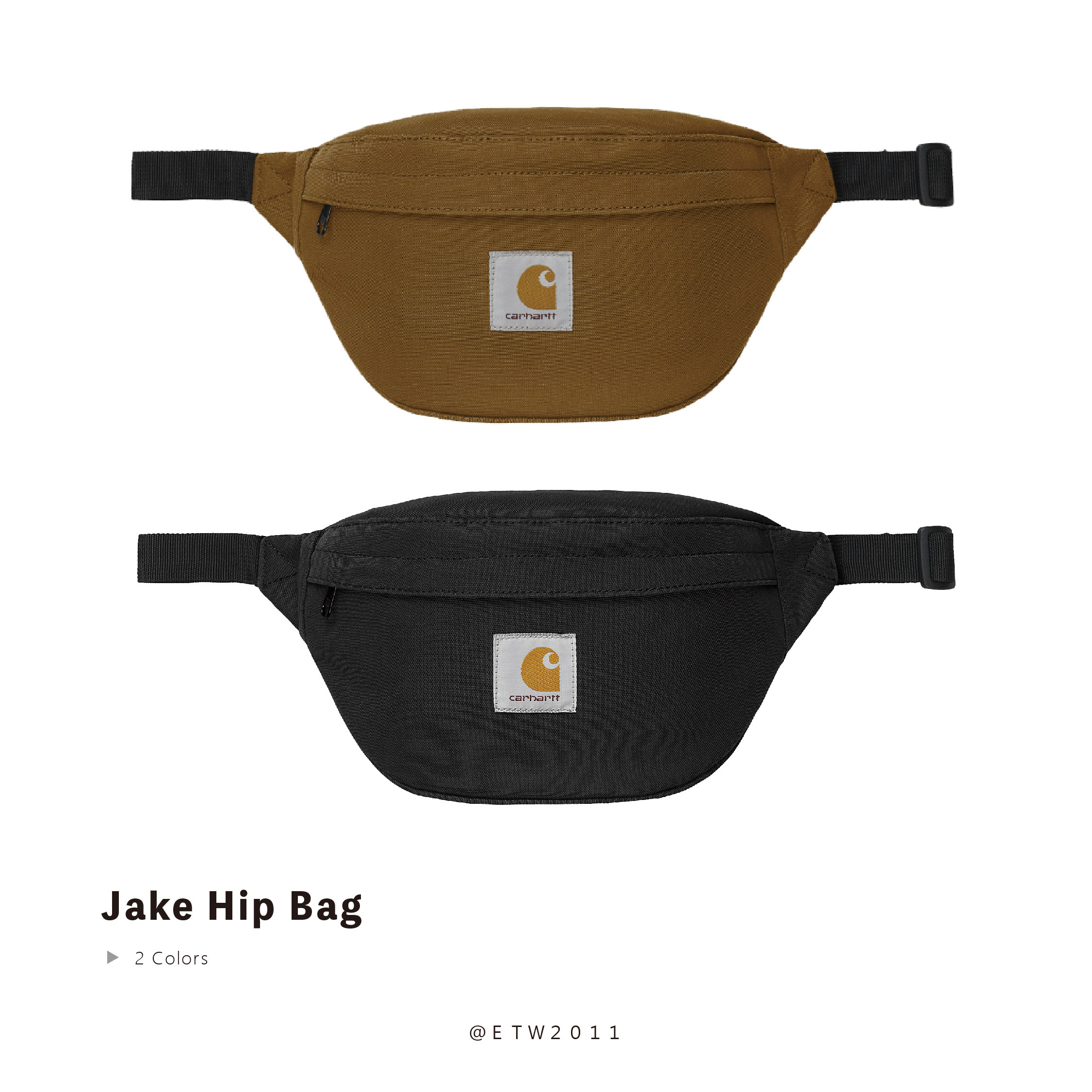 ☆ETW☆【EASY TO WEAR】歐版 CARHARTT WIP Jake Hip Bag 側背包 斜背包 小肩包 腰包
