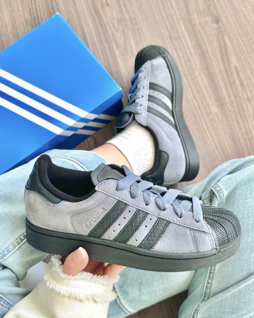 adidas Superstar 2 灰黑經典板鞋
