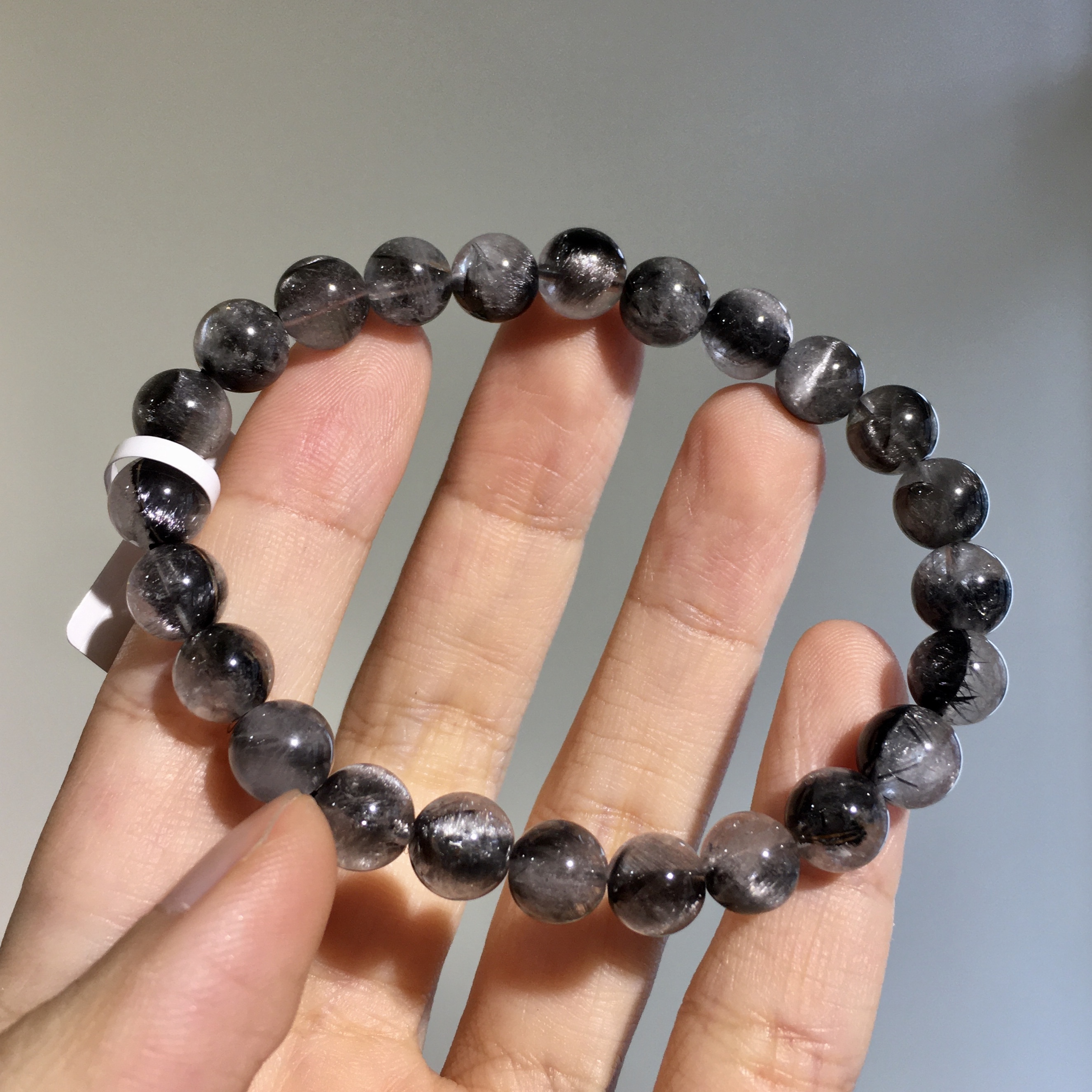 黑銀鈦手串 48201 8mm