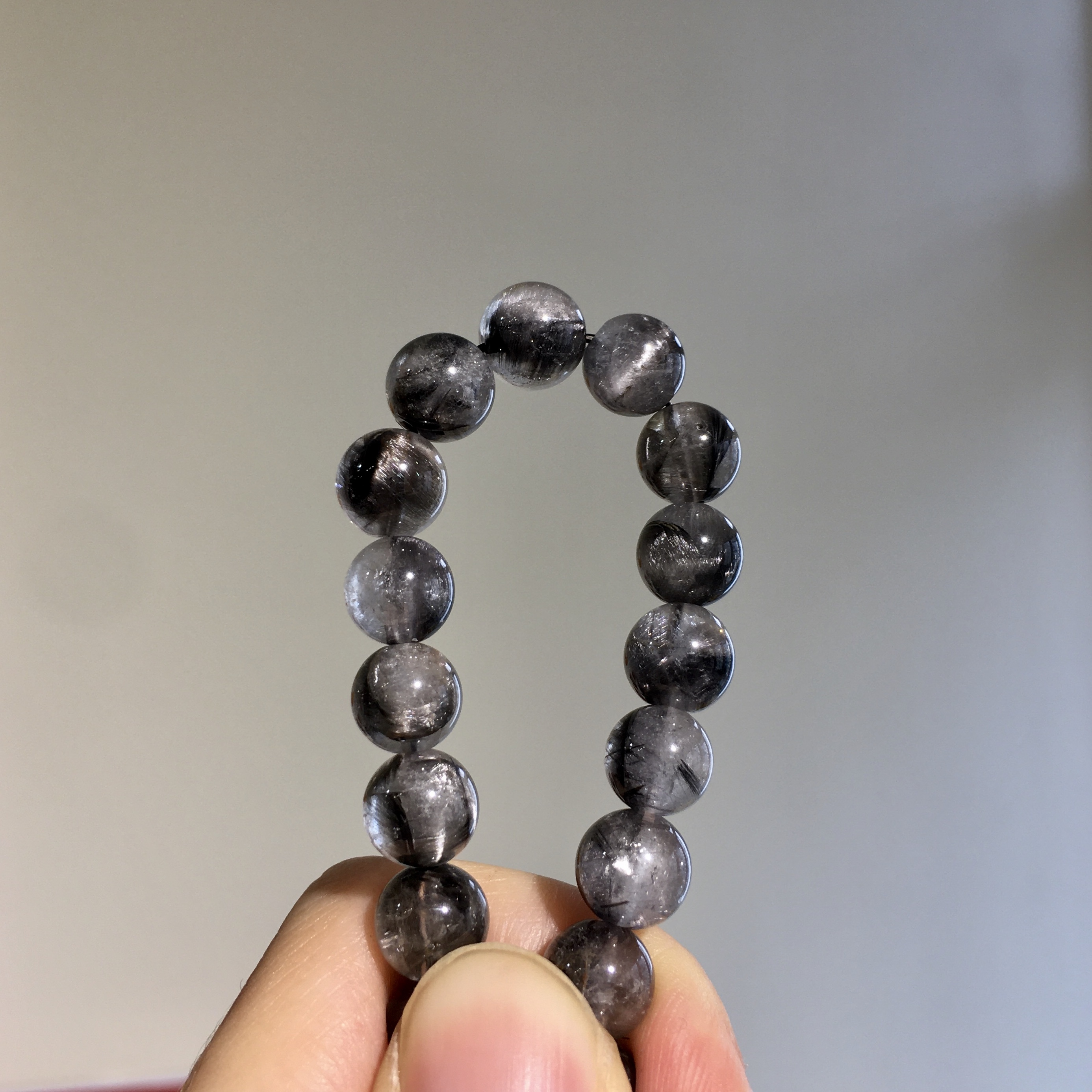 黑銀鈦手串 48201 8mm