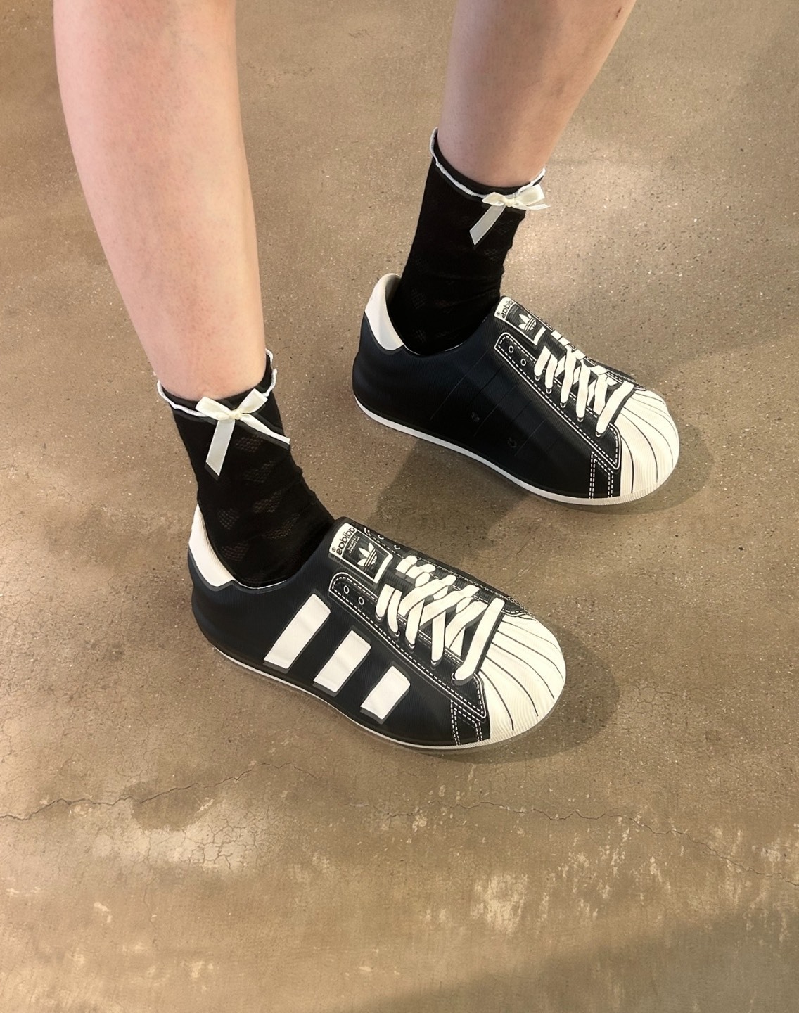 adidas AdiFOM Superstar 黑白泡泡鞋