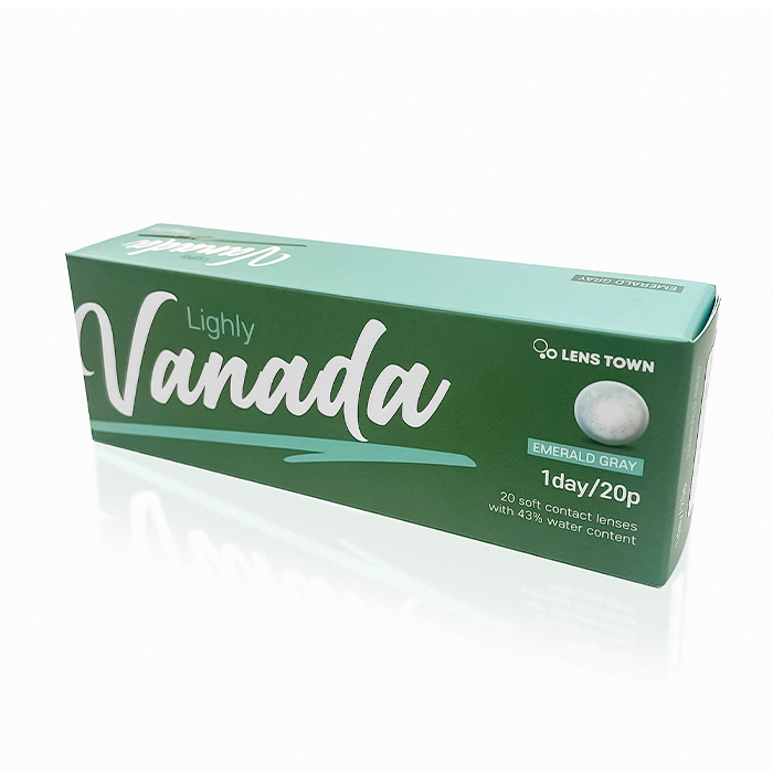 Lenstown Lighly Vanada 1 day(Emerald Gray) 20片