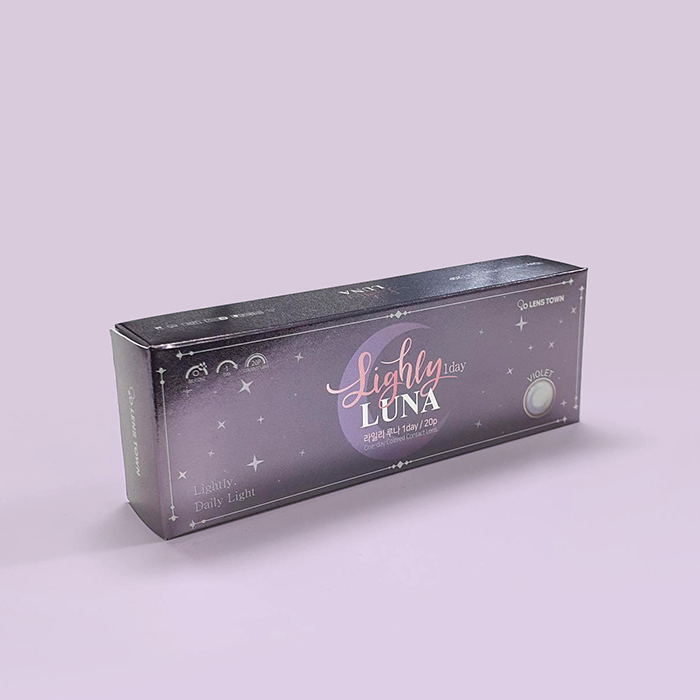LensTown Lighly Luna 1 day (Violet) 20片
