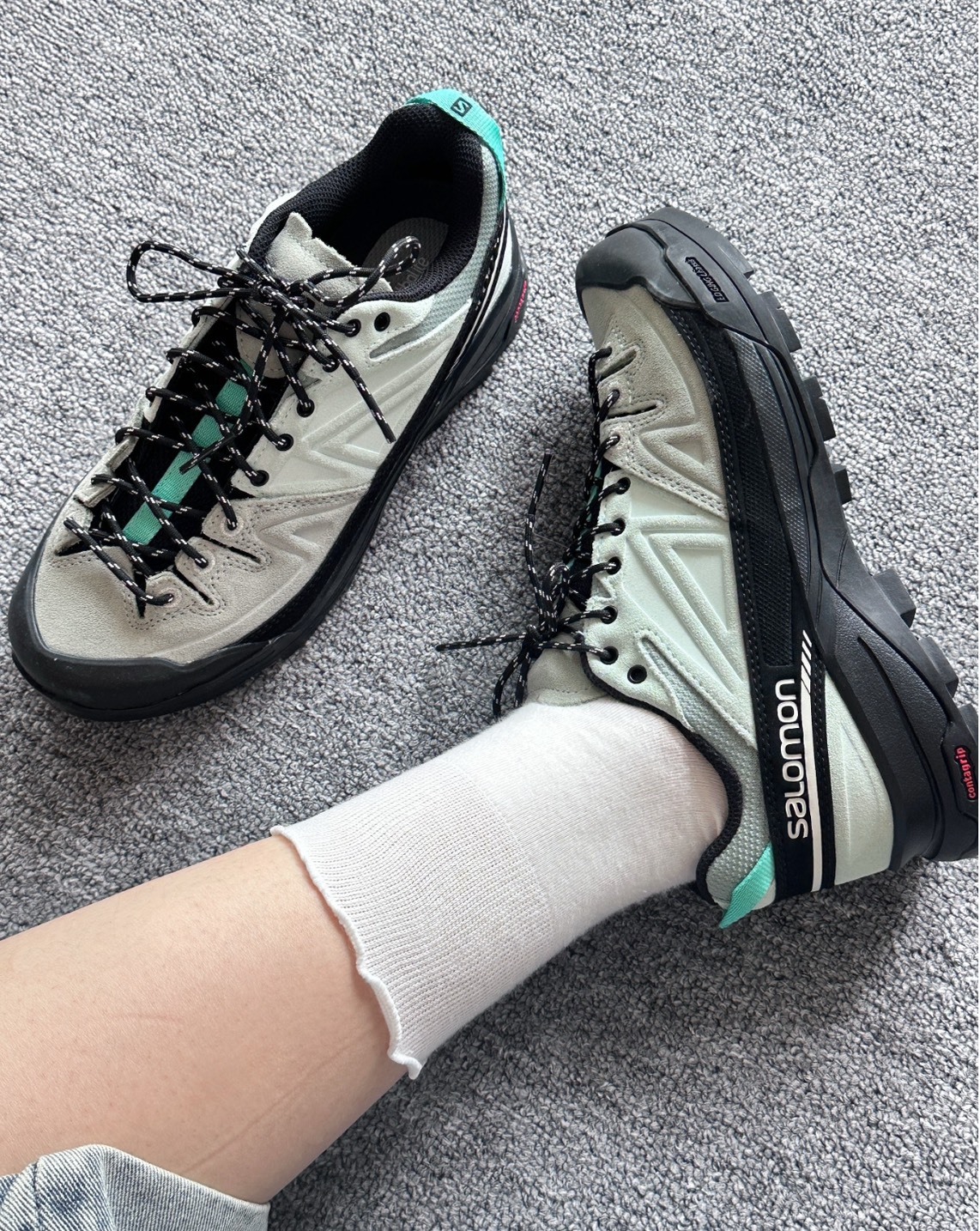 Salomon X-ALP LTR 黑綠戶外鞋