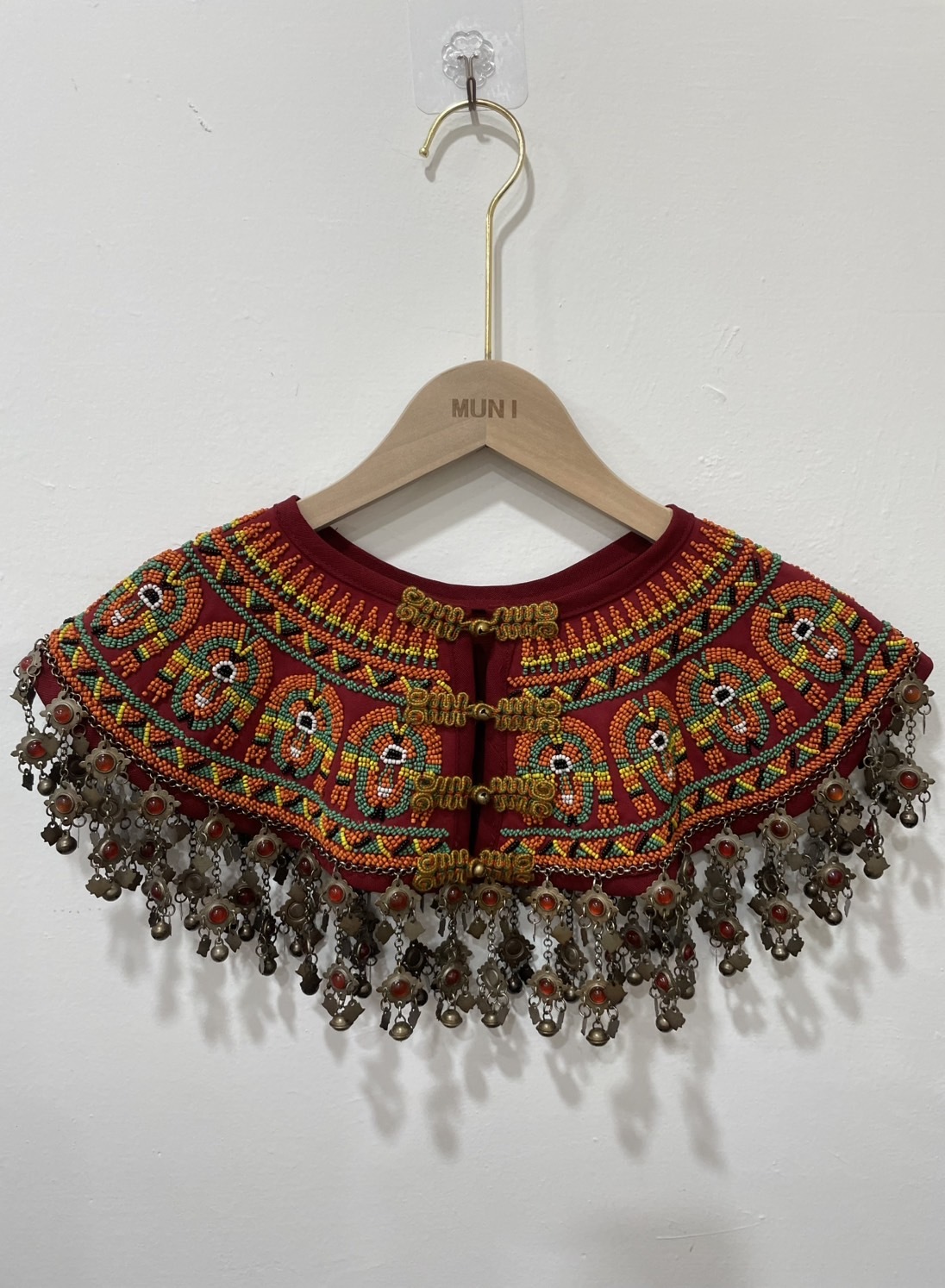 No.3傳統珠繡人頭雲肩46cm