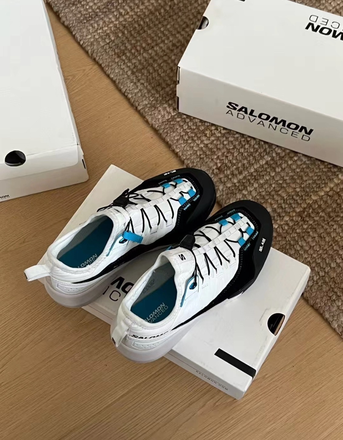 Salomon S/LAB ALPINWAY 白色徒步鞋