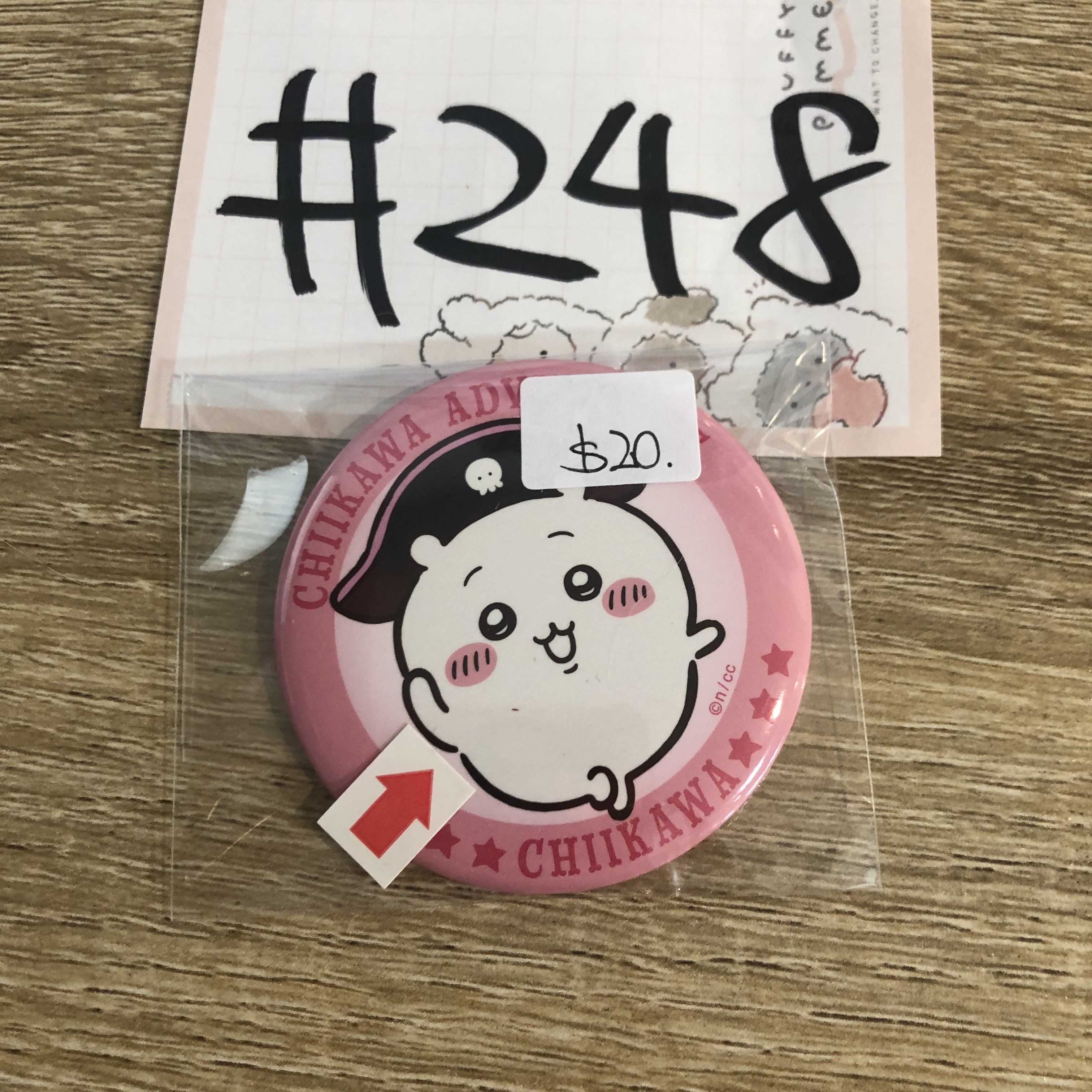 CHIIKAWA 小可愛  襟章 瑕#248