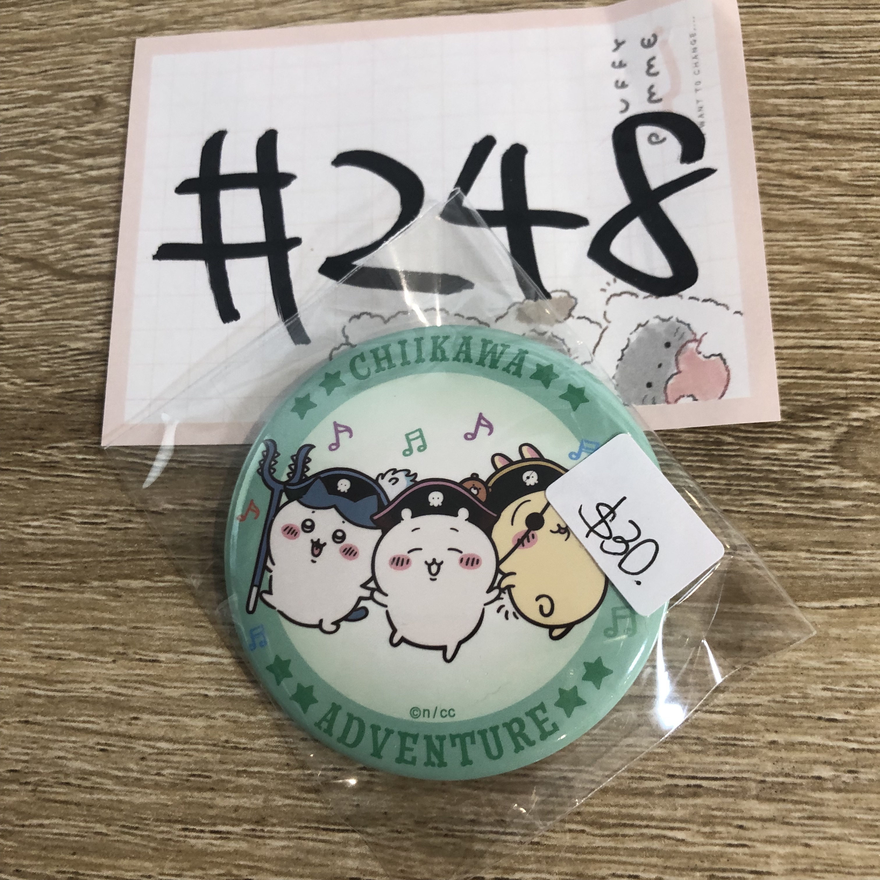 CHIIKAWA  襟章#248